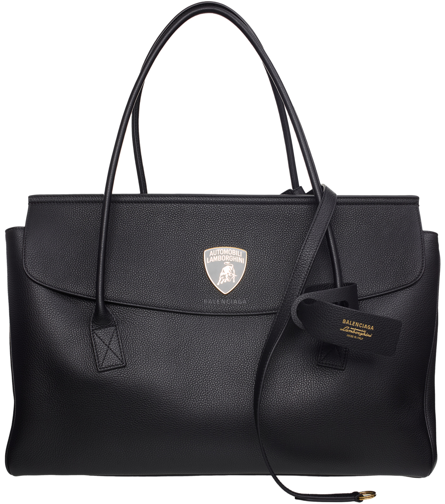 Buy Balenciaga women black x lamborghini carrie carry all bag for
