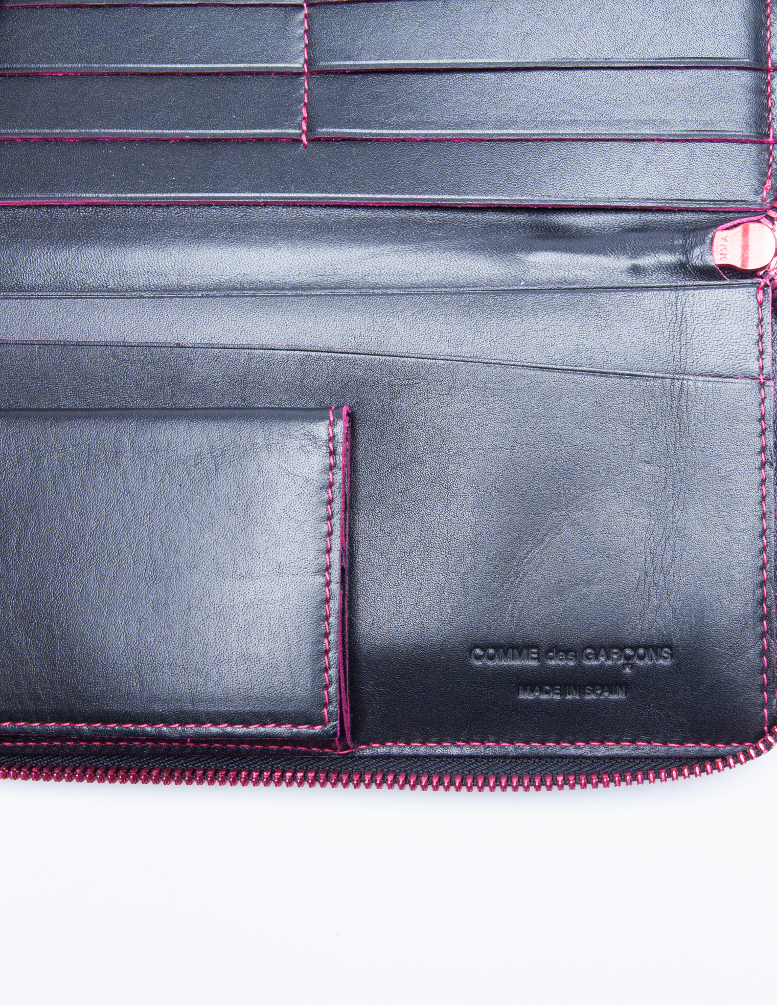 Comme des Garcons Wallets Leather zip-around wallet