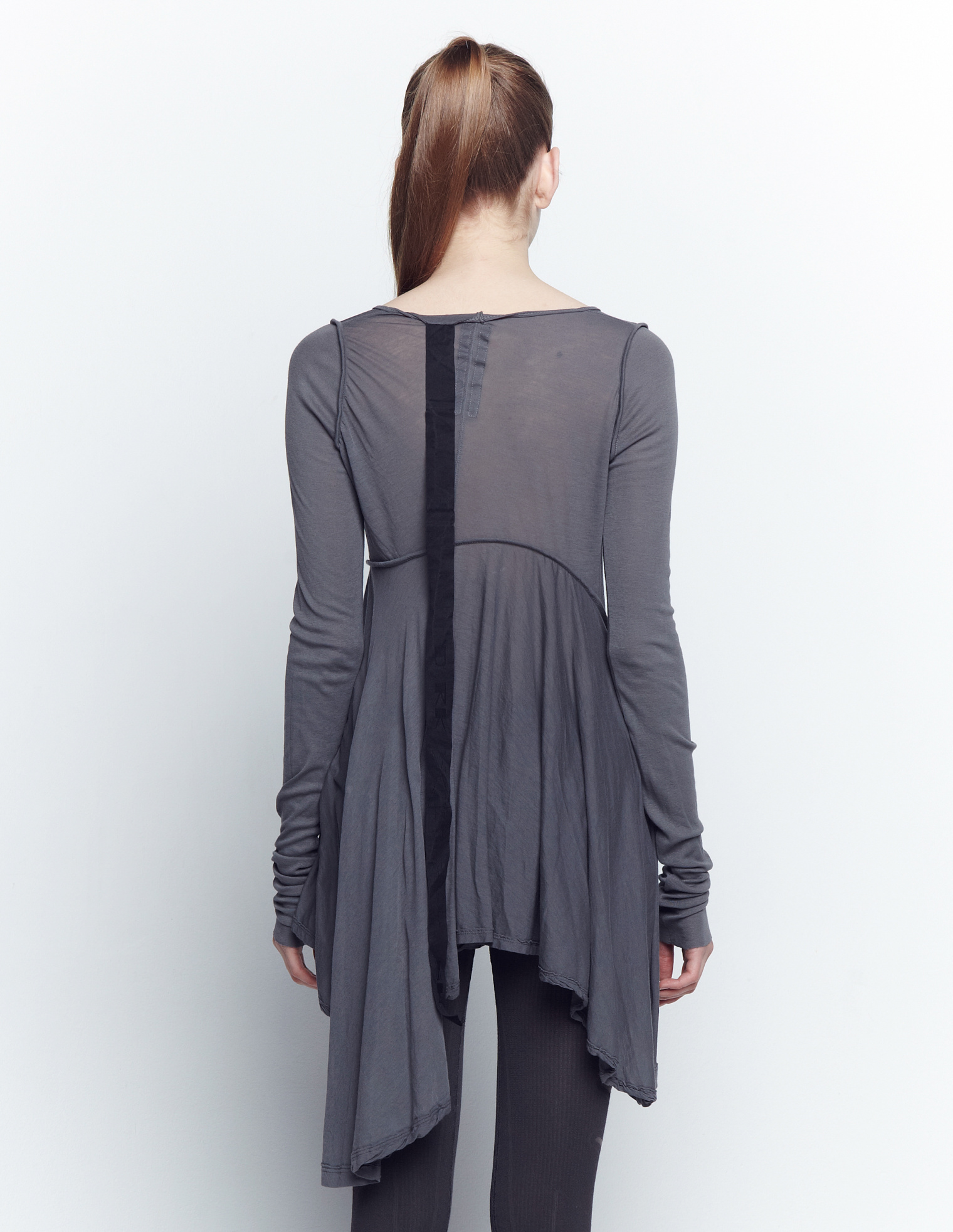 DRKSHDW by Rick Owens Asymmetric long sleeve shirt