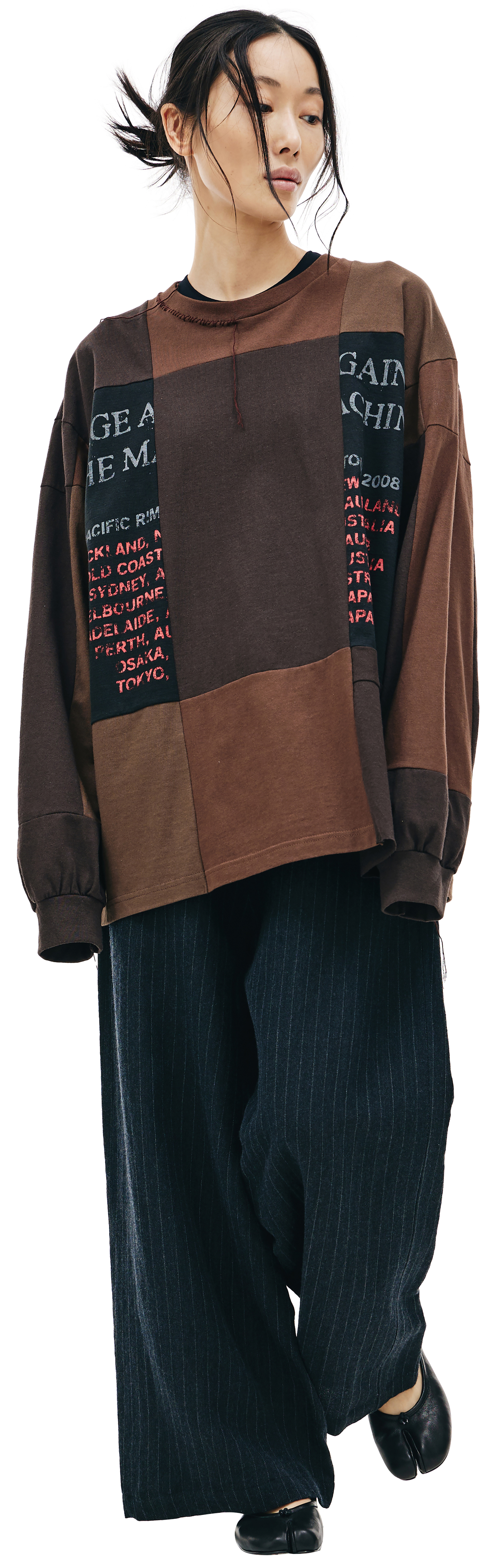 Children of the discordance Patchwork long sleeve t-shirt