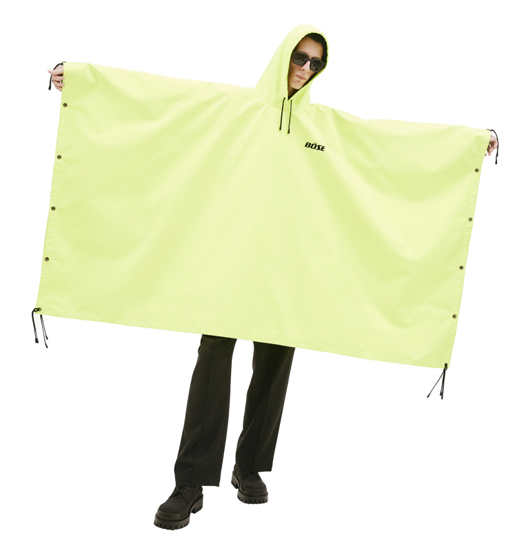 VETEMENTS Neon Yellow Böse Raincoat