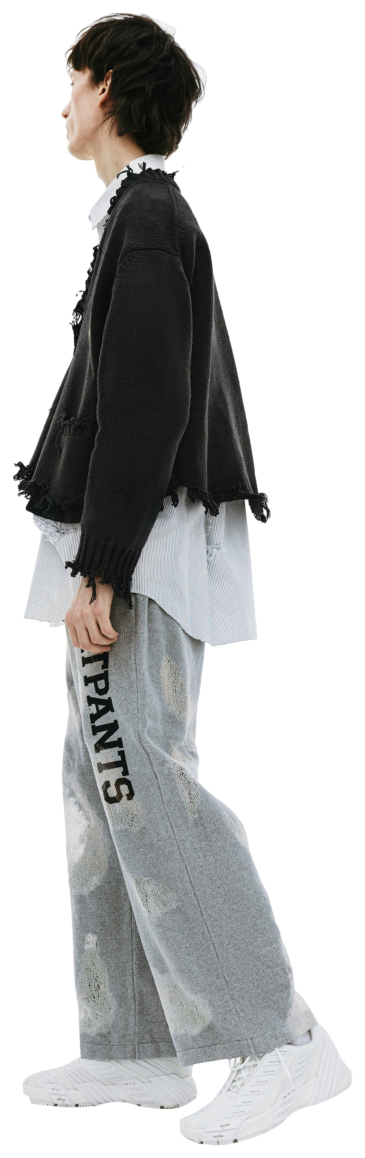 Doublet Oversized cut-off cardigan