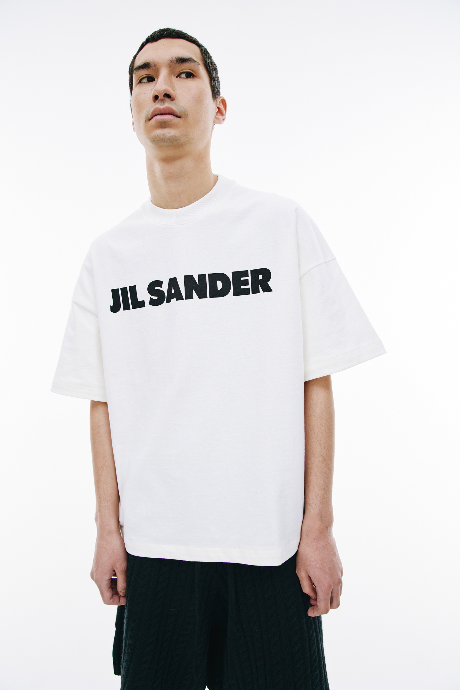 Jil Sander Оверсайз футболка с логотипом