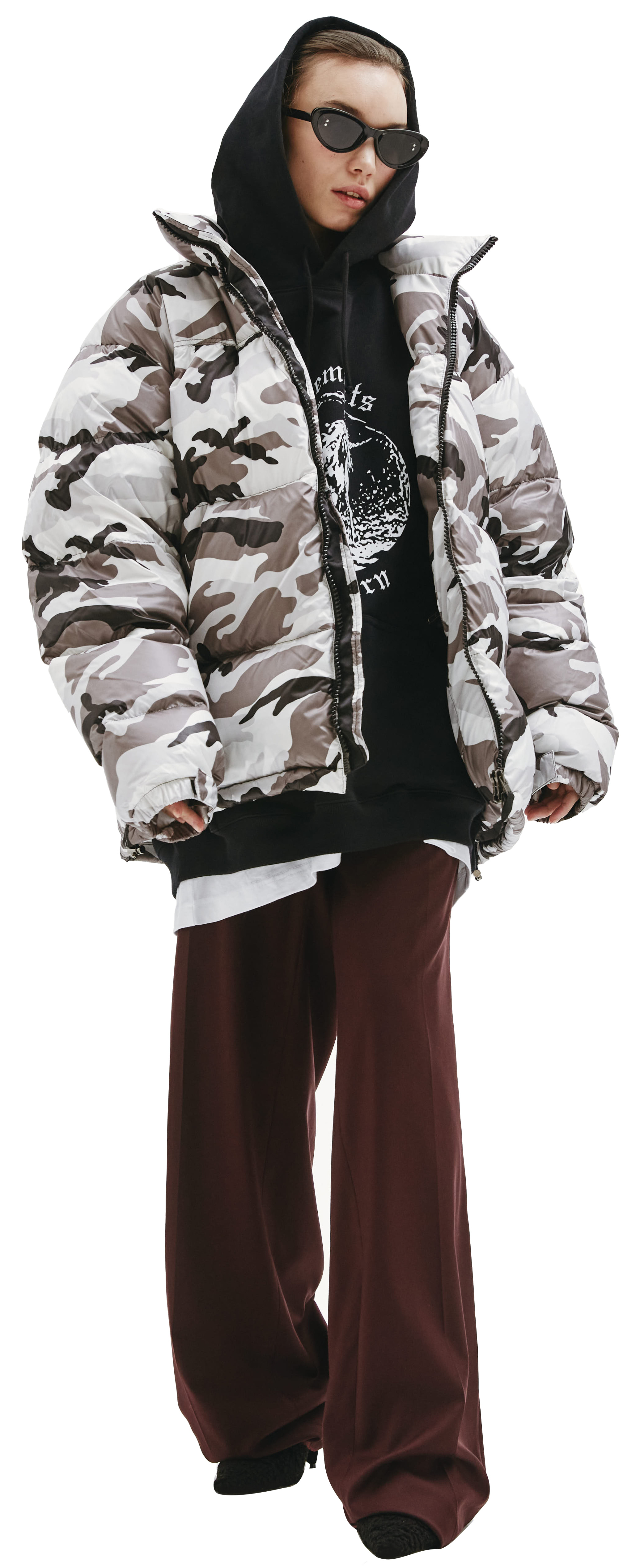 VETEMENTS Camouflage down jacket