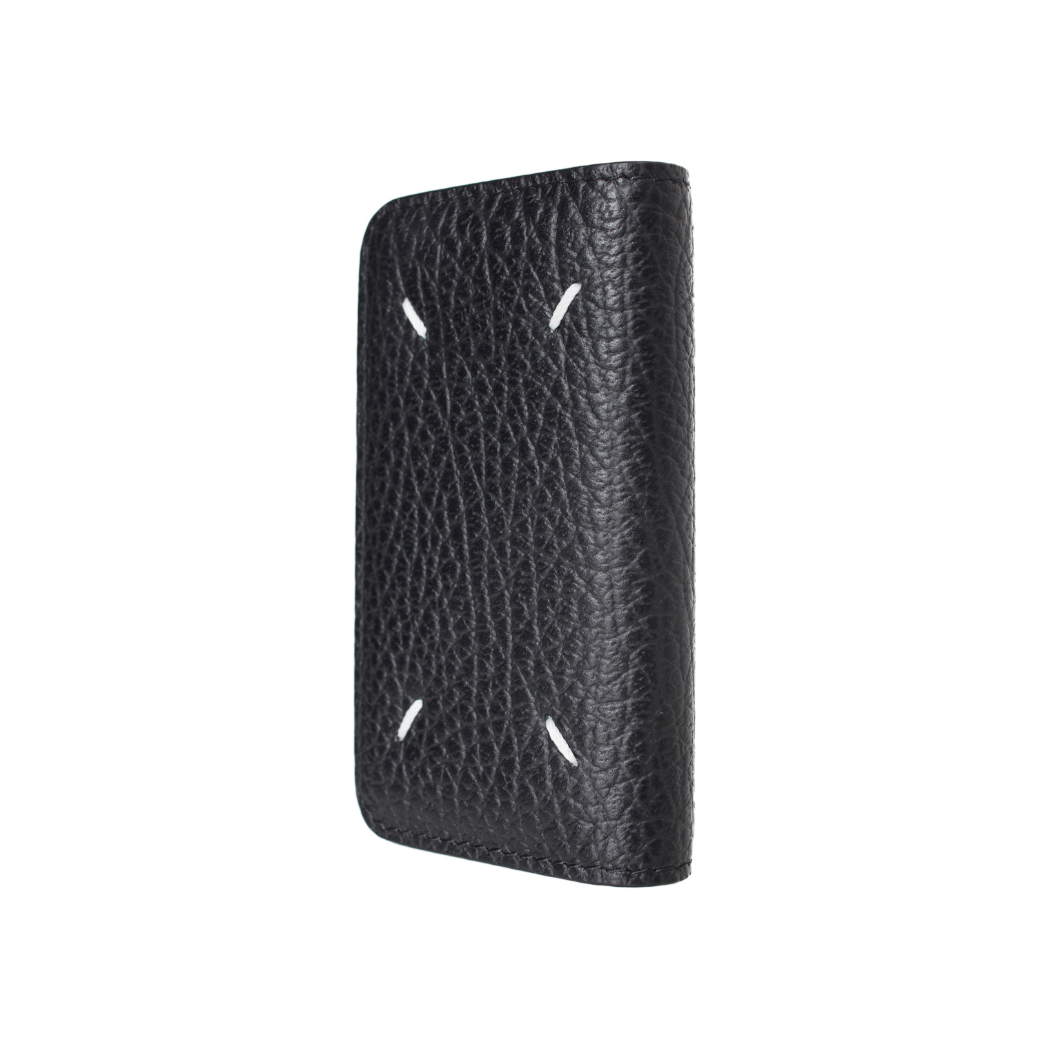Maison Margiela Black leather key case