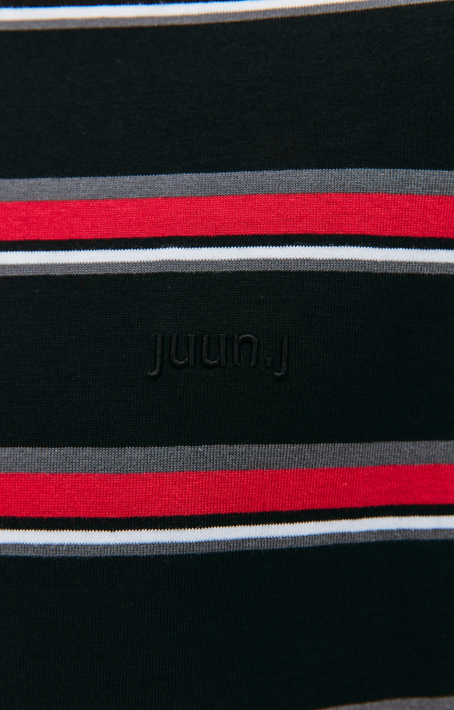 Juun.J Cotton striped longsleeve
