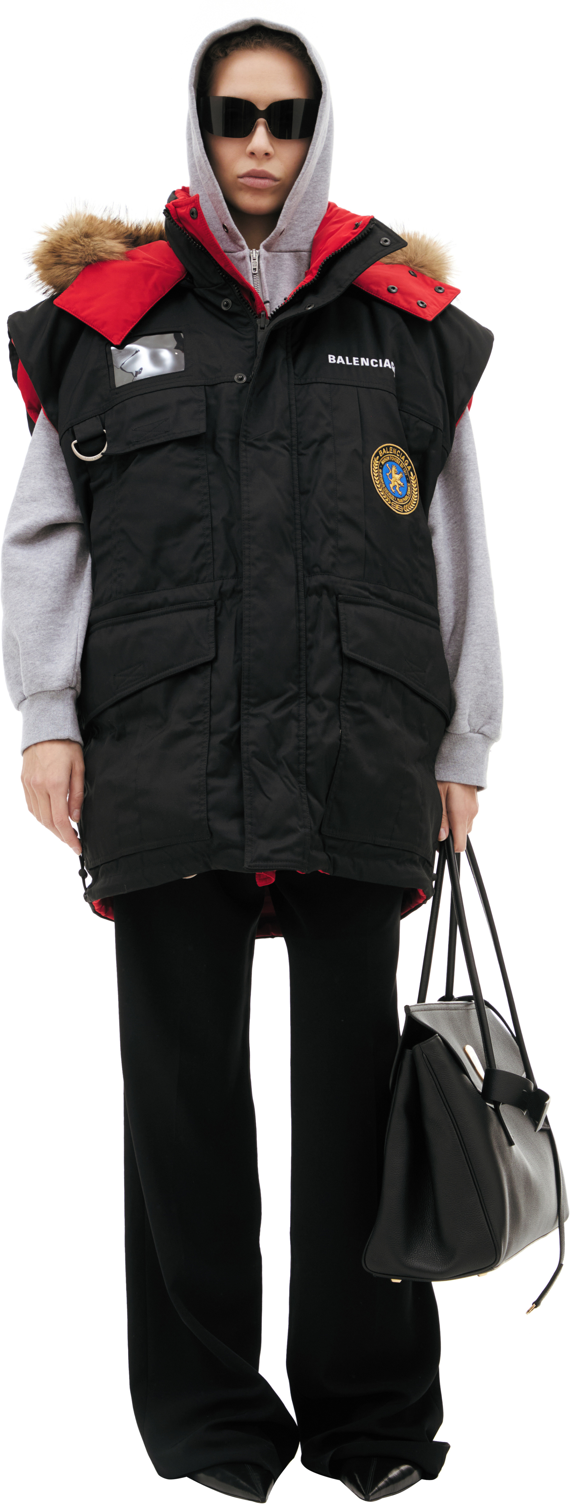 Balenciaga Reversible hooded vest