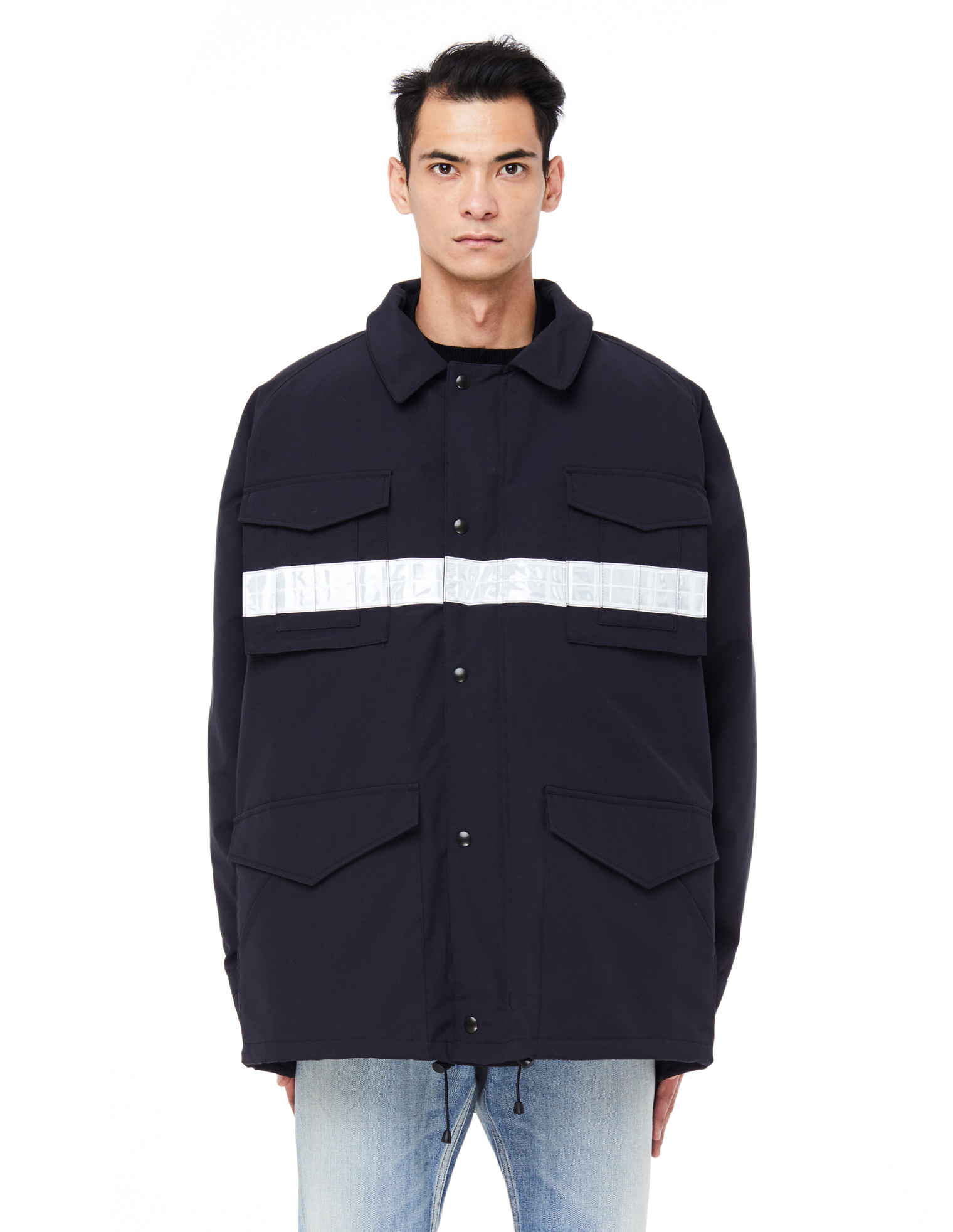 Junya Watanabe Темно-синий пуховик Canada Goose