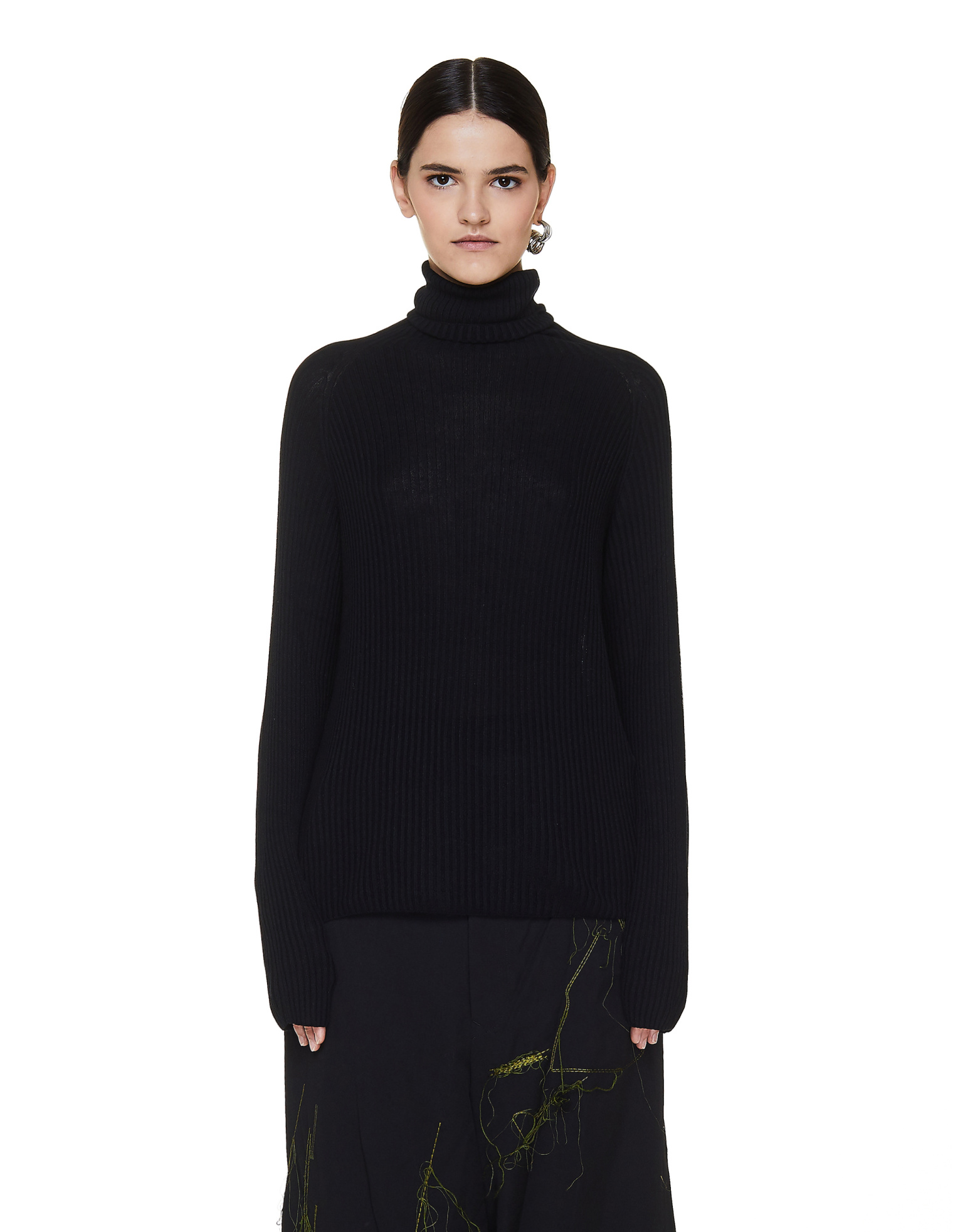 Yohji Yamamoto Водолазка из вискозы
