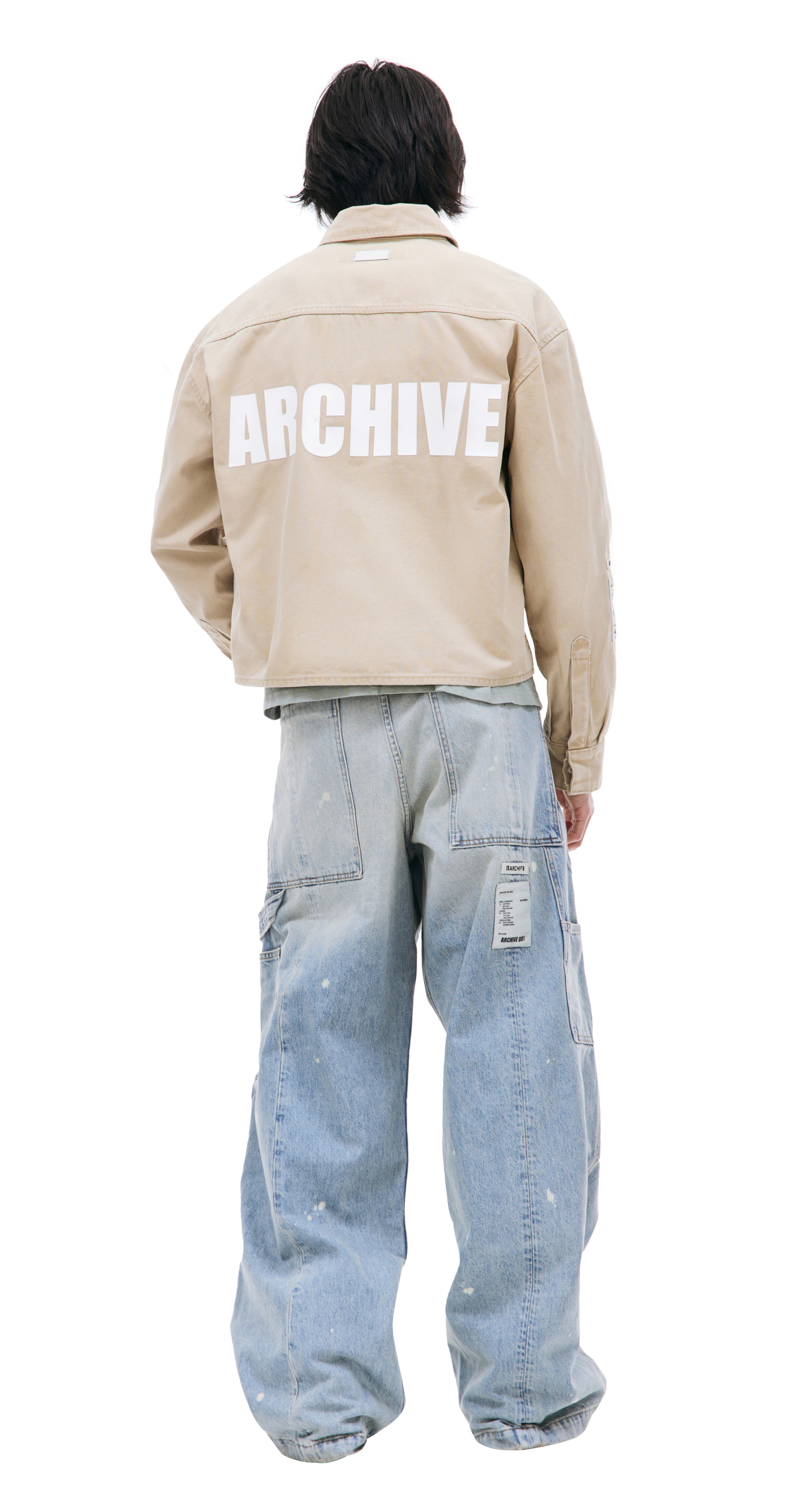 B1ARCHIVE Printed denim shirt