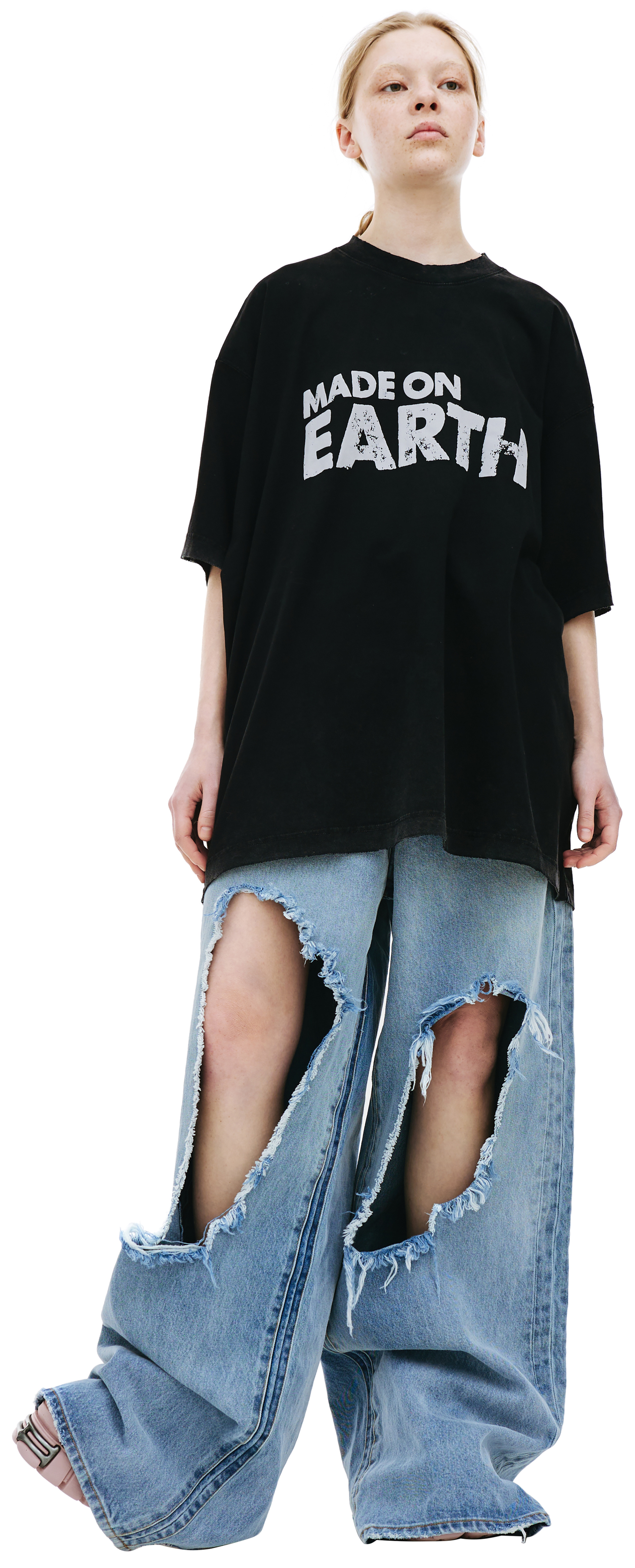VETEMENTS Made On Earth oversized t-shirt
