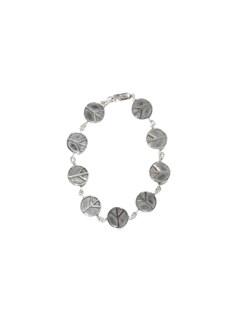 Needles Peace Coin Bracelet