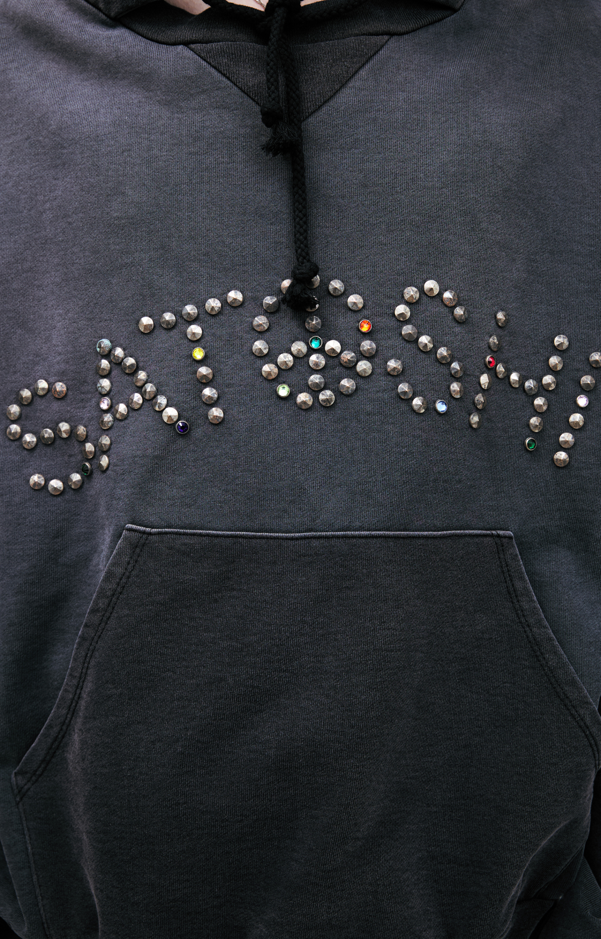Satoshi Nakamoto Hoodie with a rhinestone logo