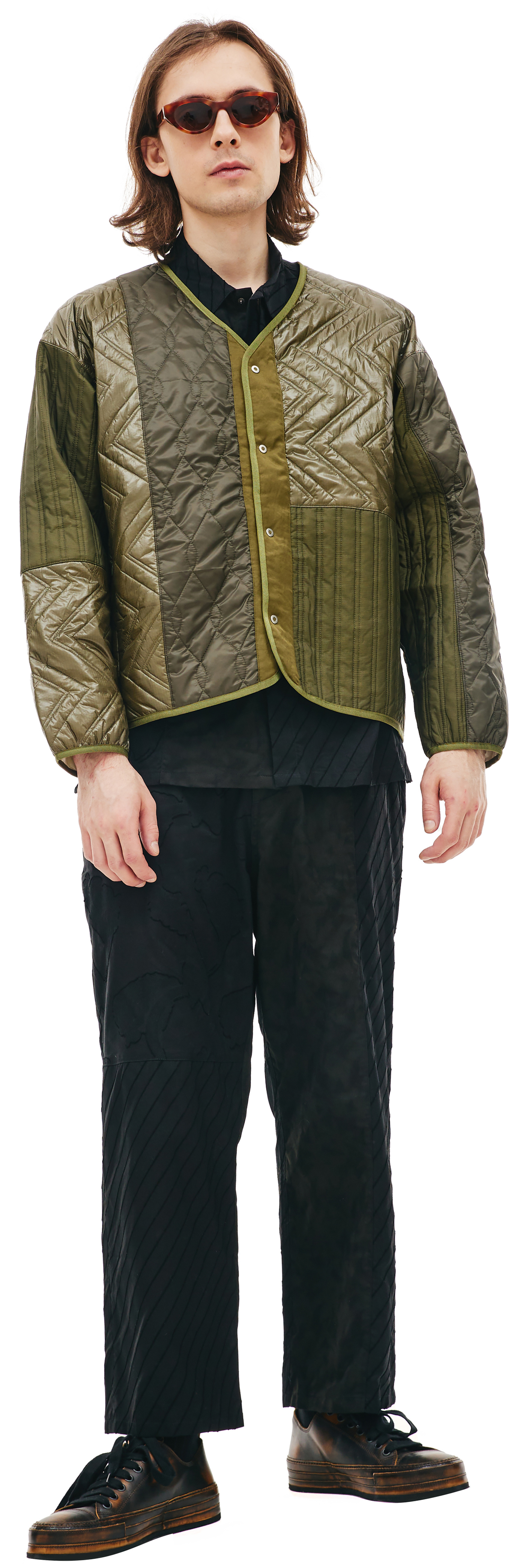 KIMMY Green quilted jacket