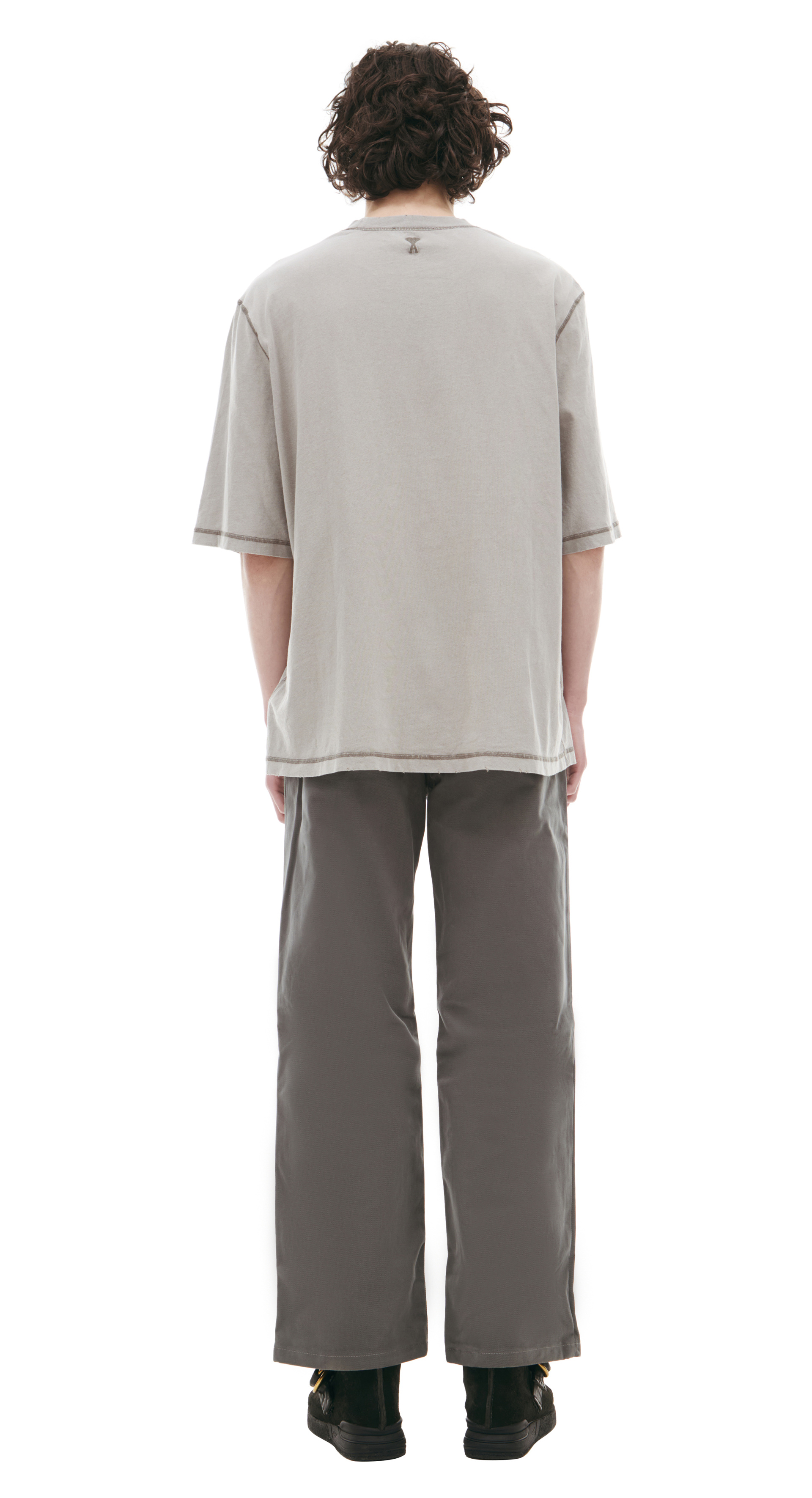 AMI PARIS T-shirt with contrasting seams