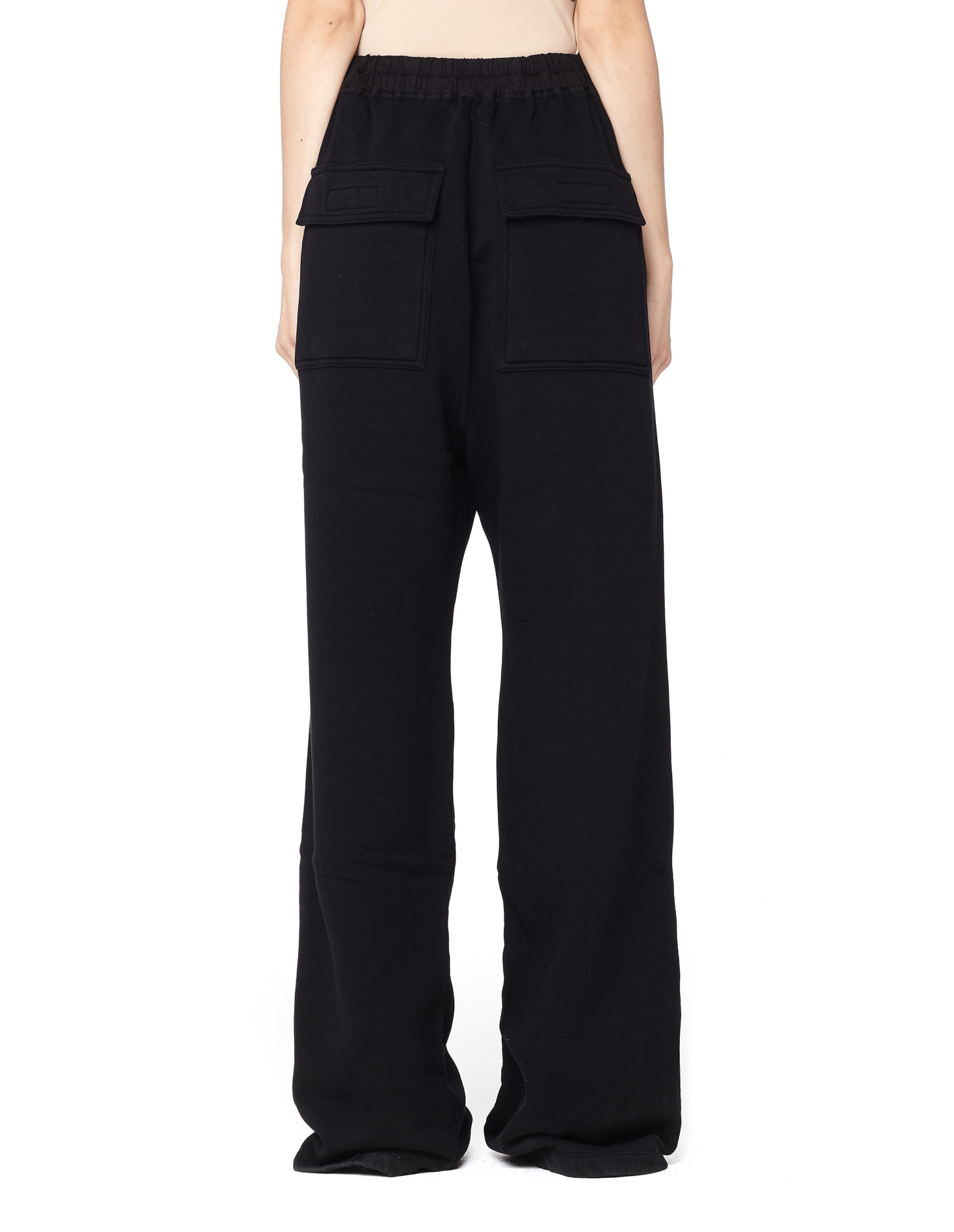 DRKSHDW by Rick Owens Cotton Wide Leg Sweatpants