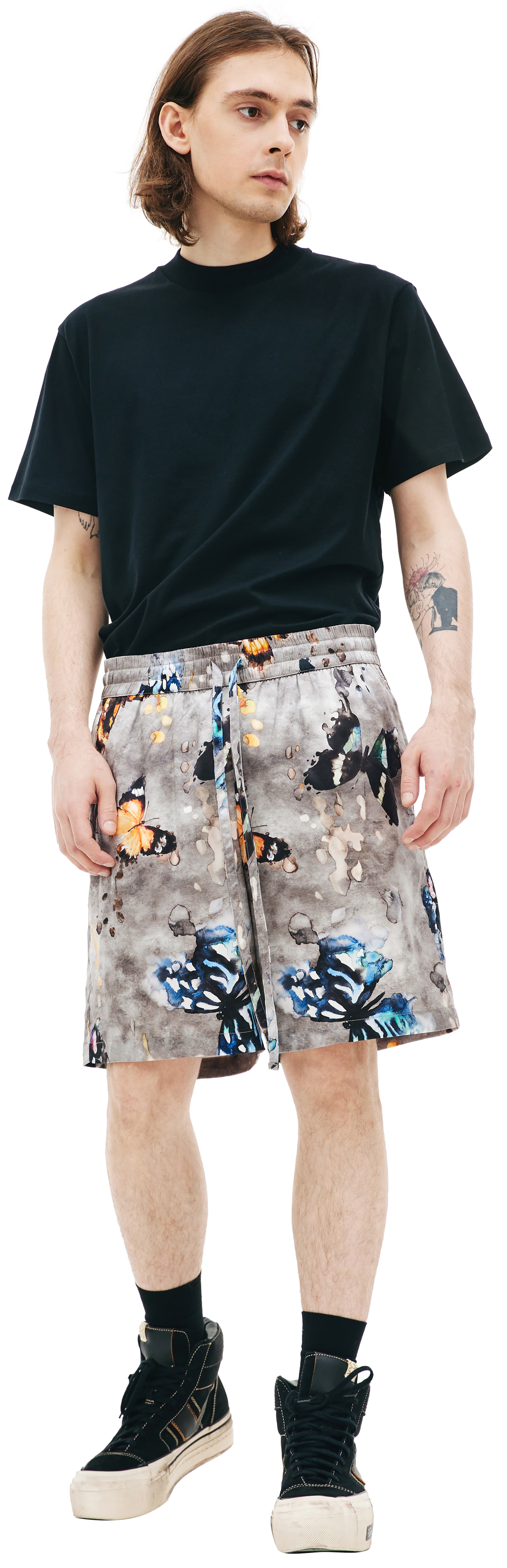 Nahmias Silk butterfly shorts