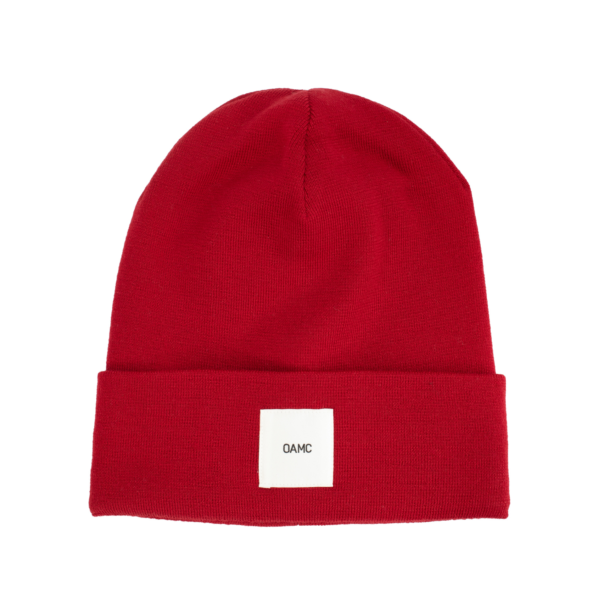 OAMC Red PATCHED BEANIE