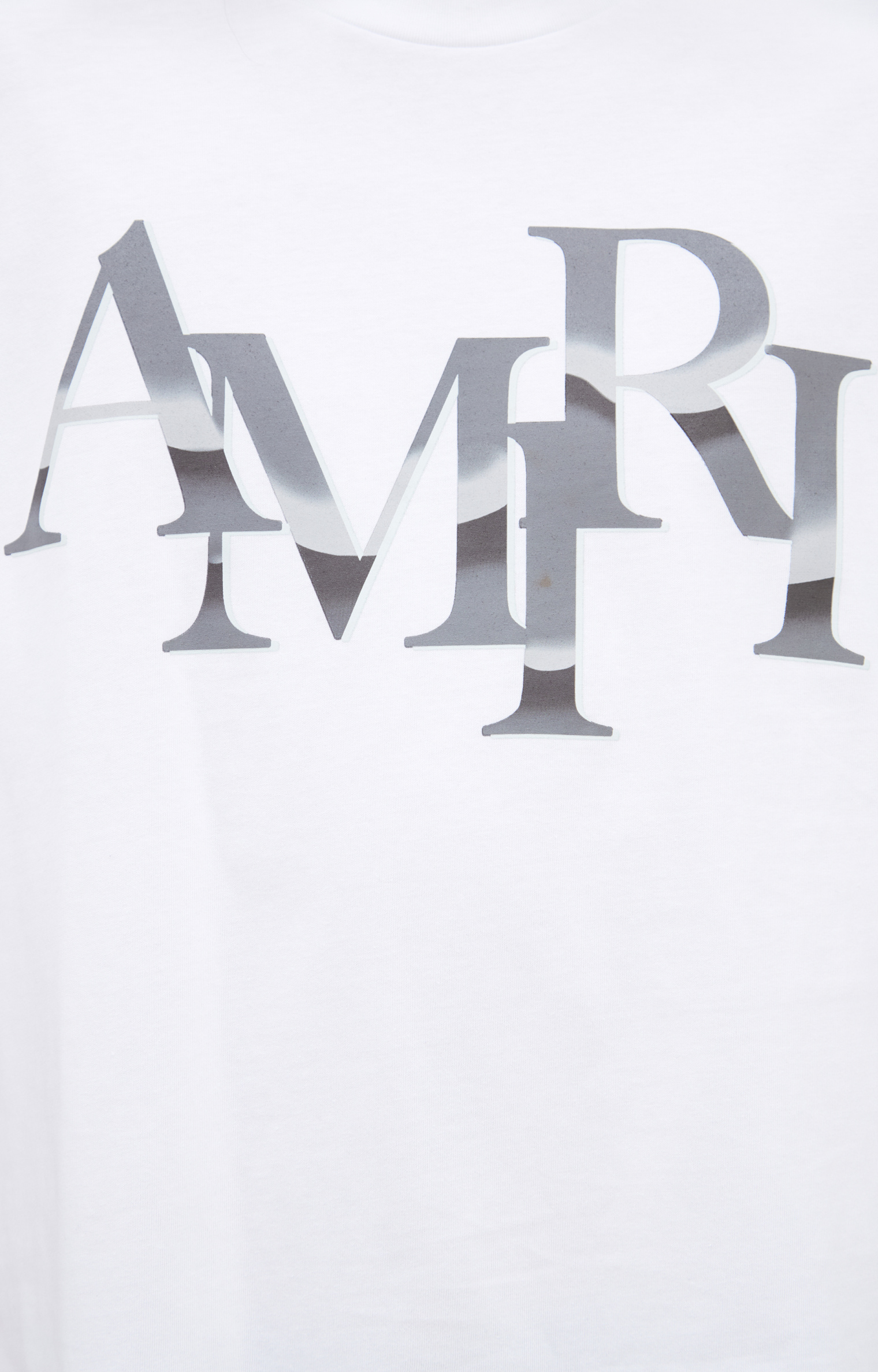 AMIRI White logo T-shirt