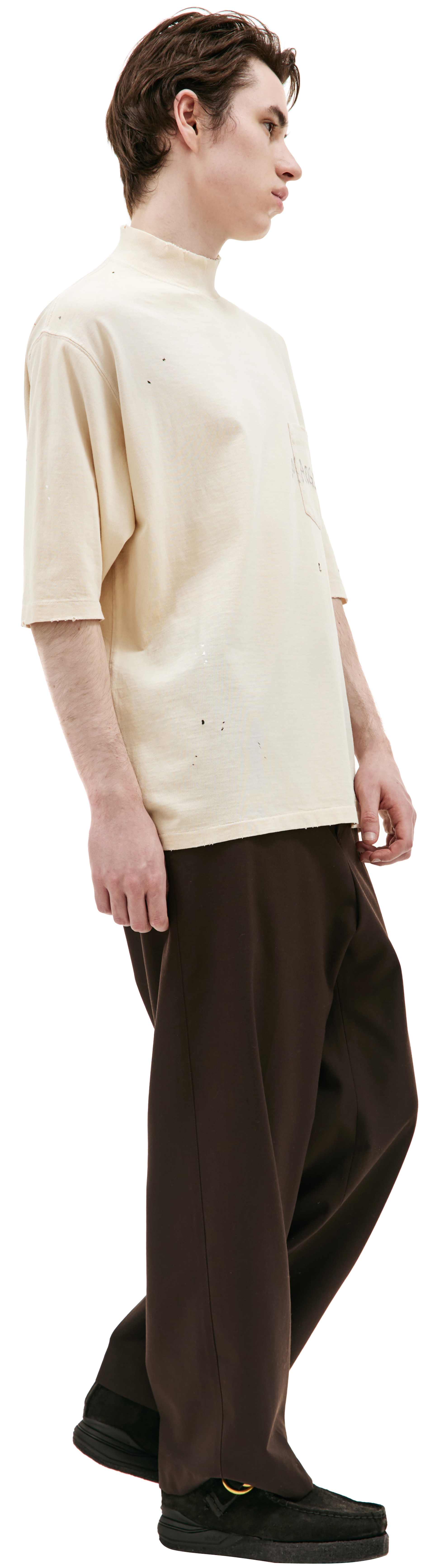 Maison Margiela Distressed cotton t-shirt