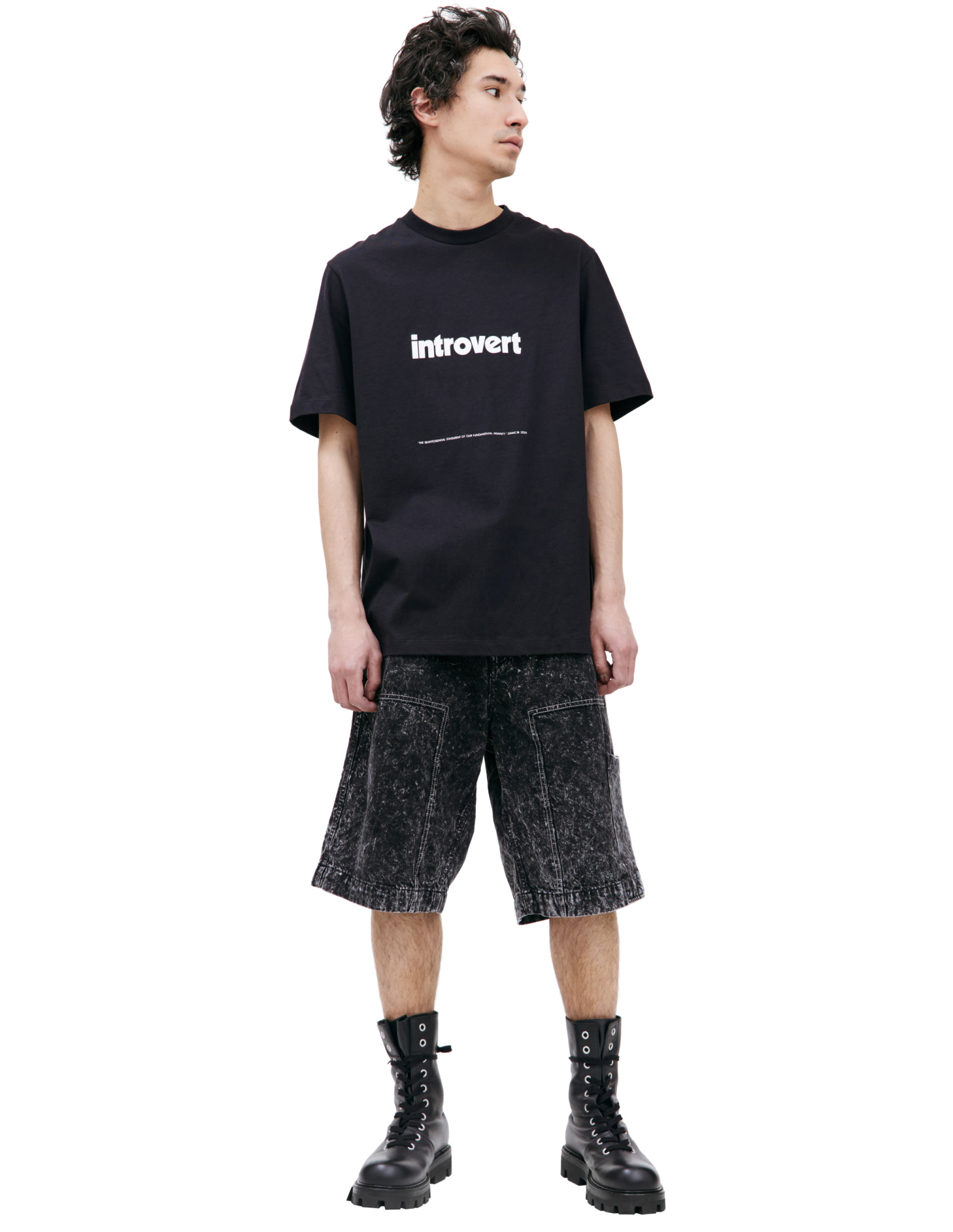 OAMC INTROVERT printed t-shirt