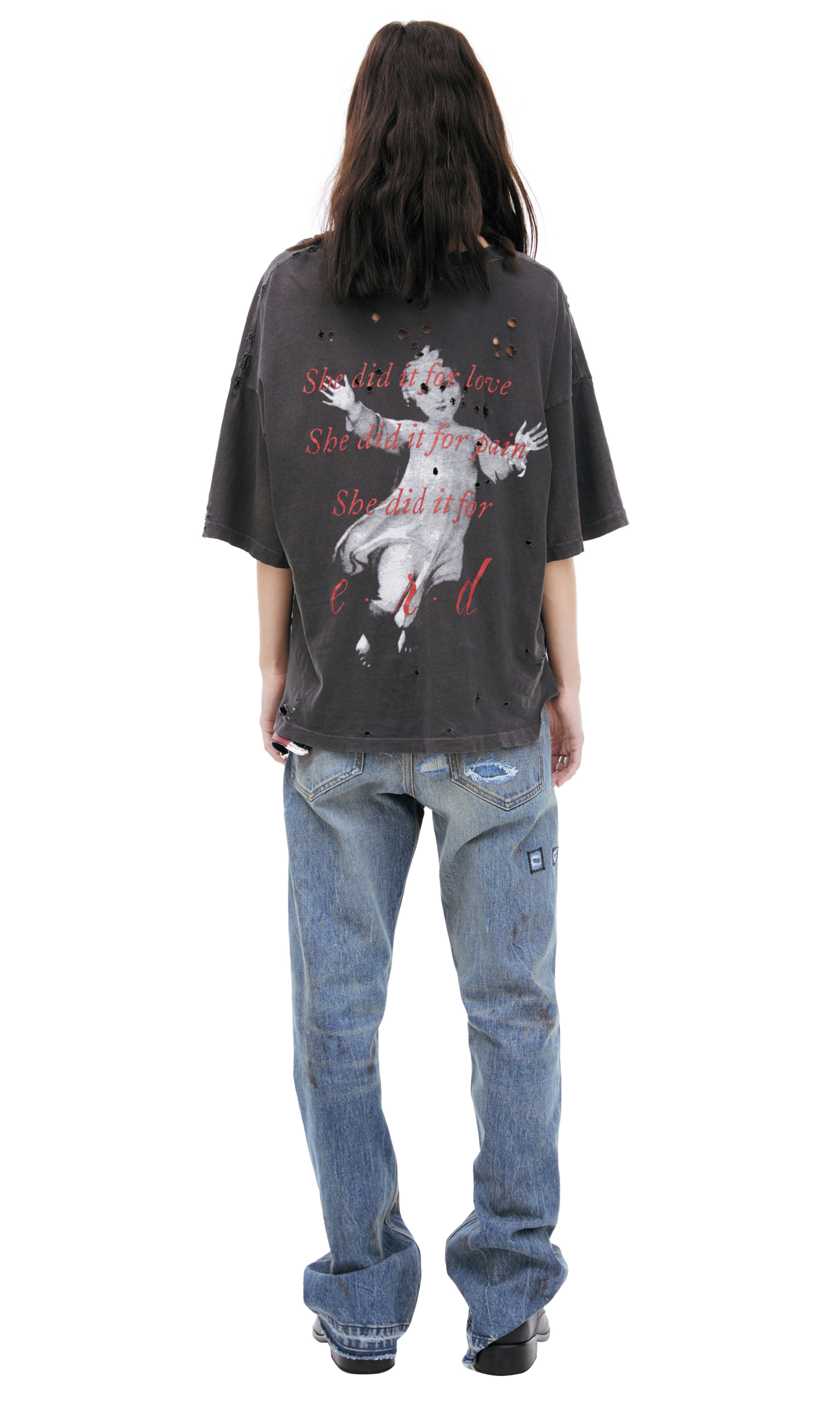 Enfants Riches Déprimés Well Of Loneliness T-Shirt Dirty Charcoal