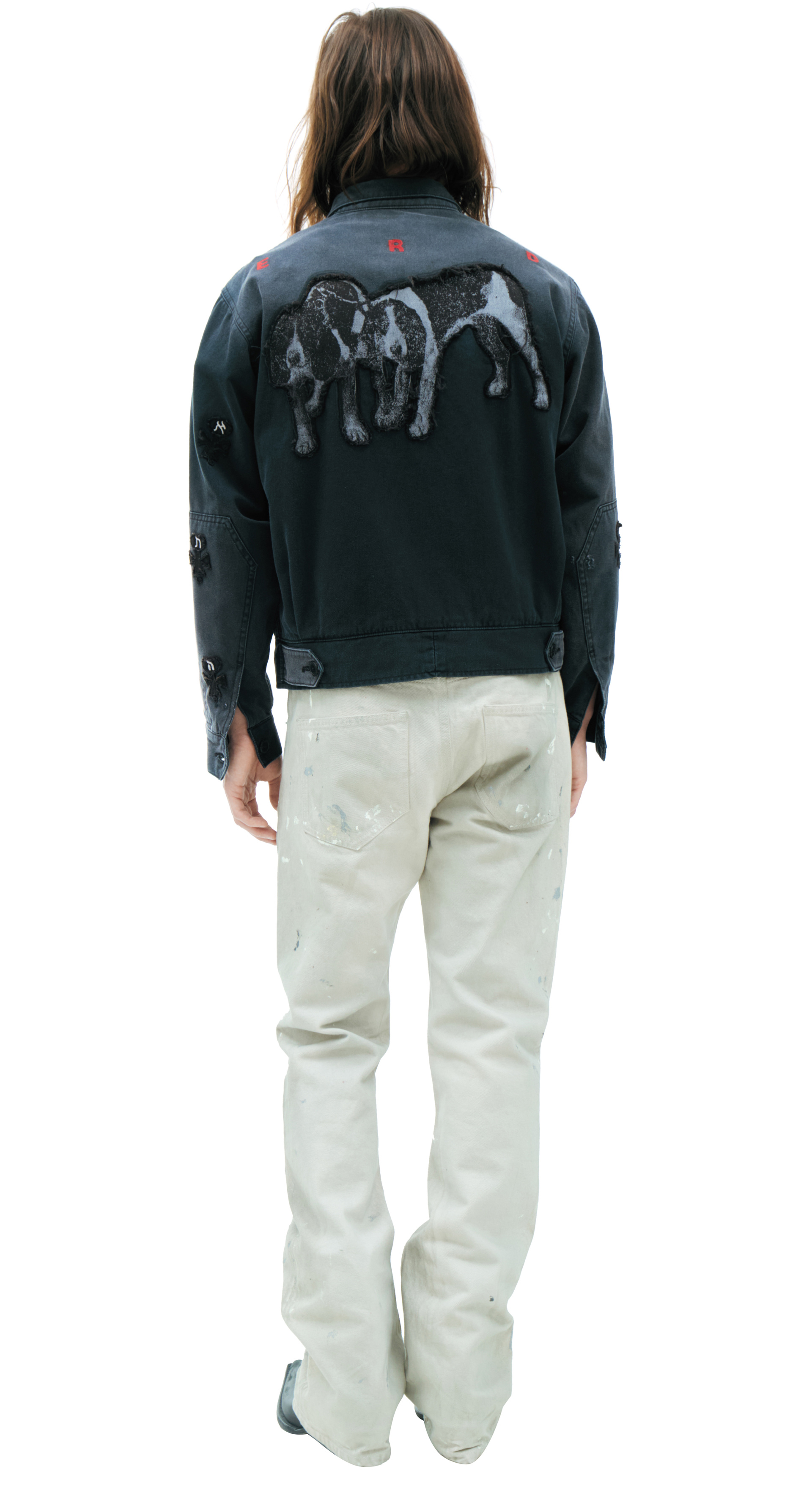 Enfants Riches Déprimés Wash-effect jacket
