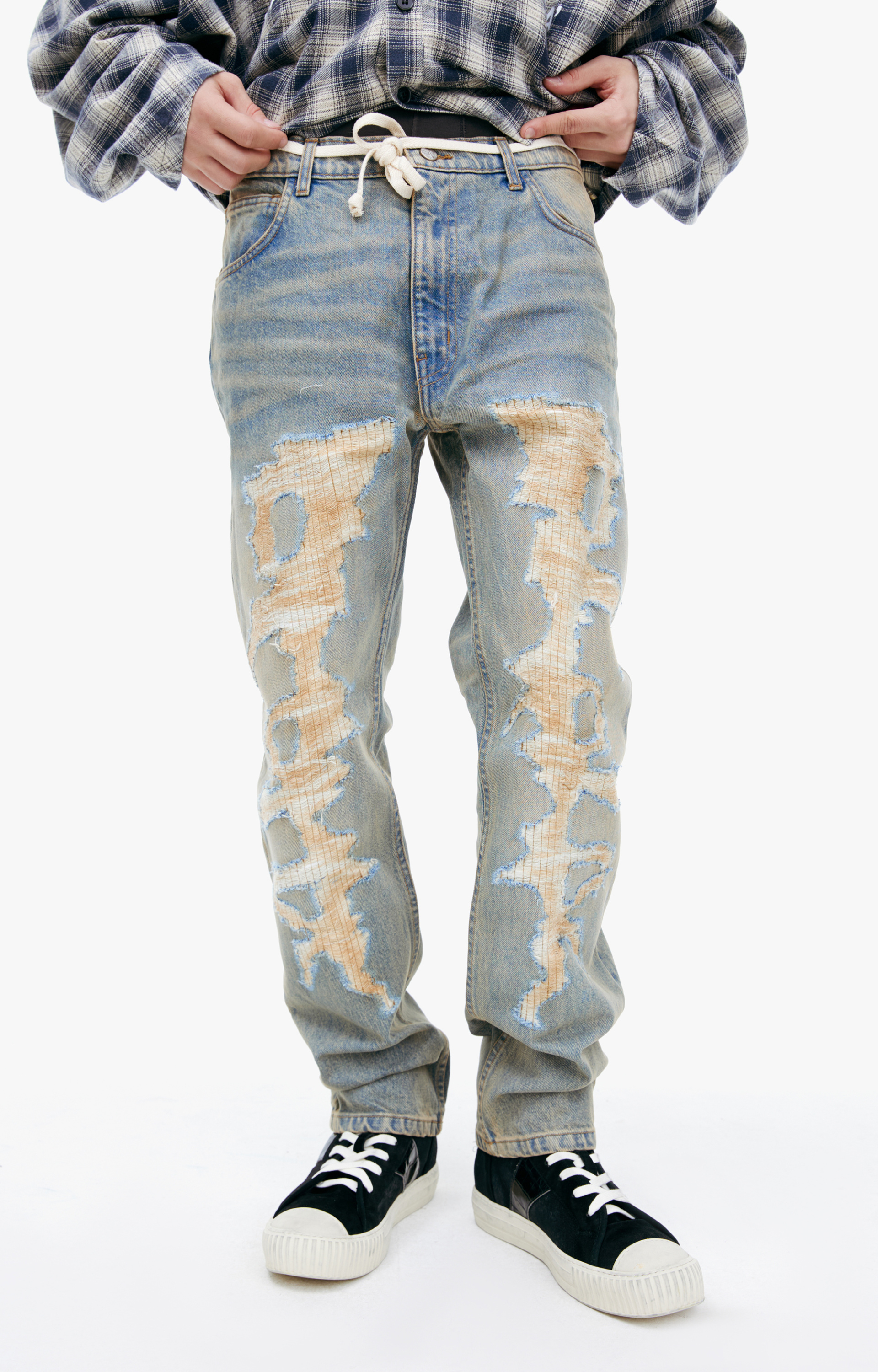 RRR123 Scuffed jeans