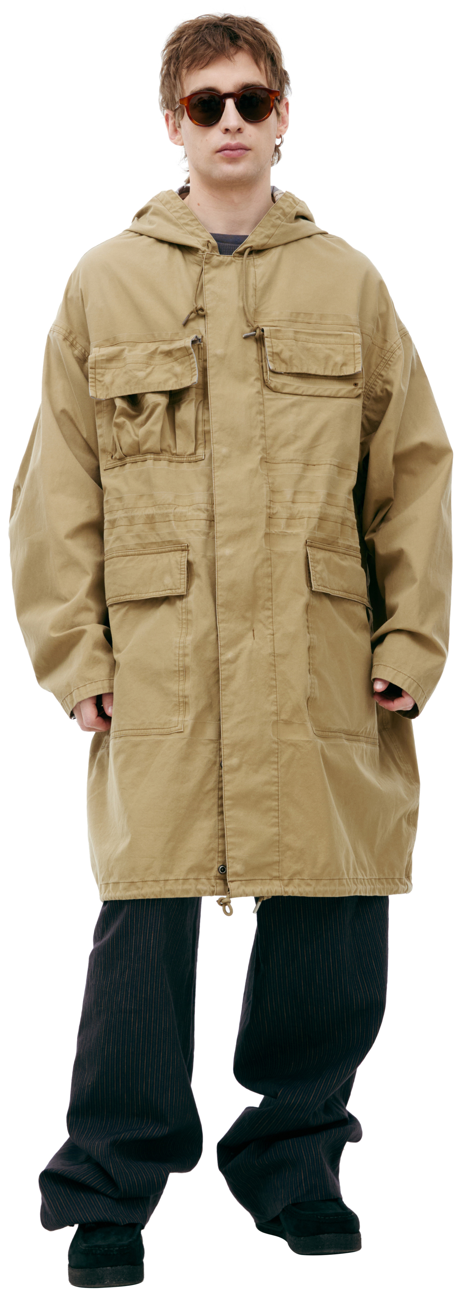 visvim Beige cotton parka