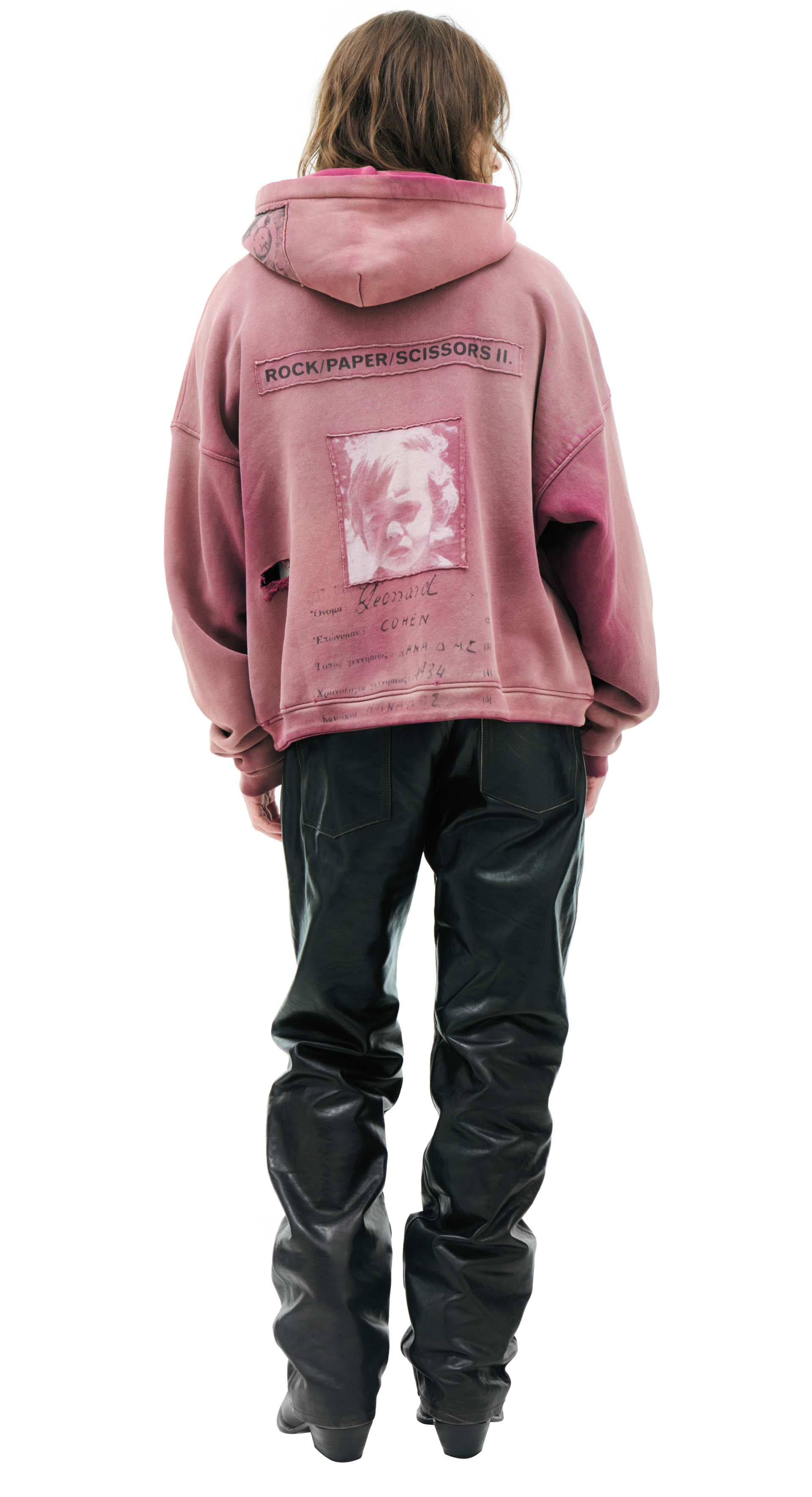 Enfants Riches Déprimés Pink zip-up hoodie