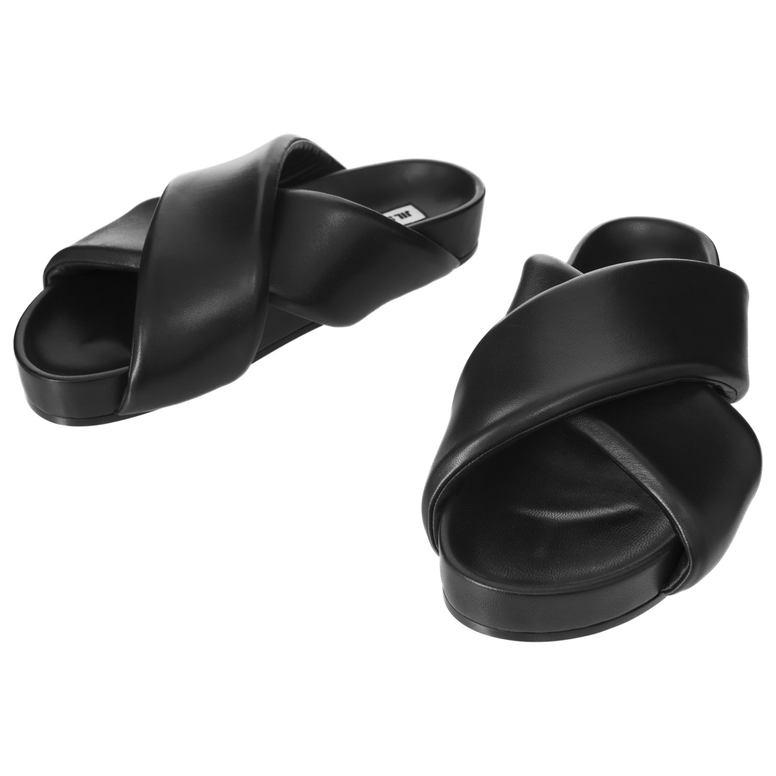 Jil Sander Cross-strap leather sandals