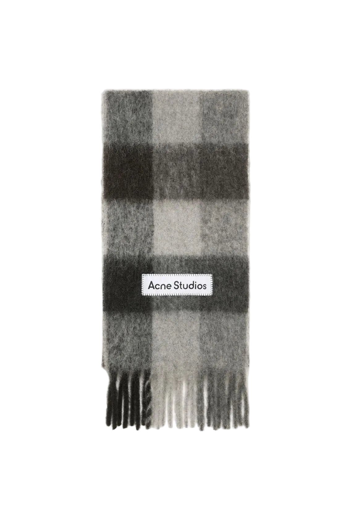 Acne Studios Mohair Checked Scarf