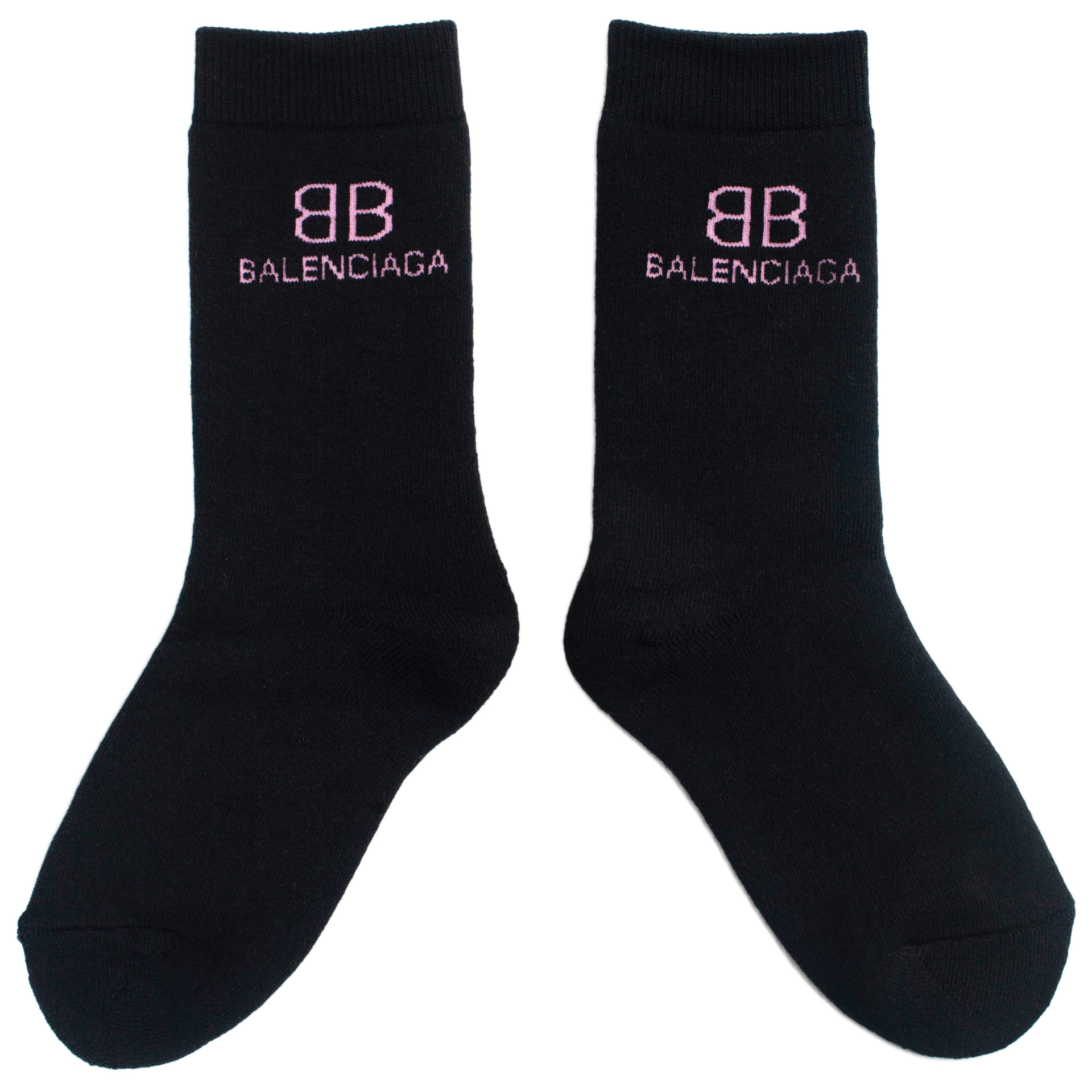 Balenciaga Black Logo Socks