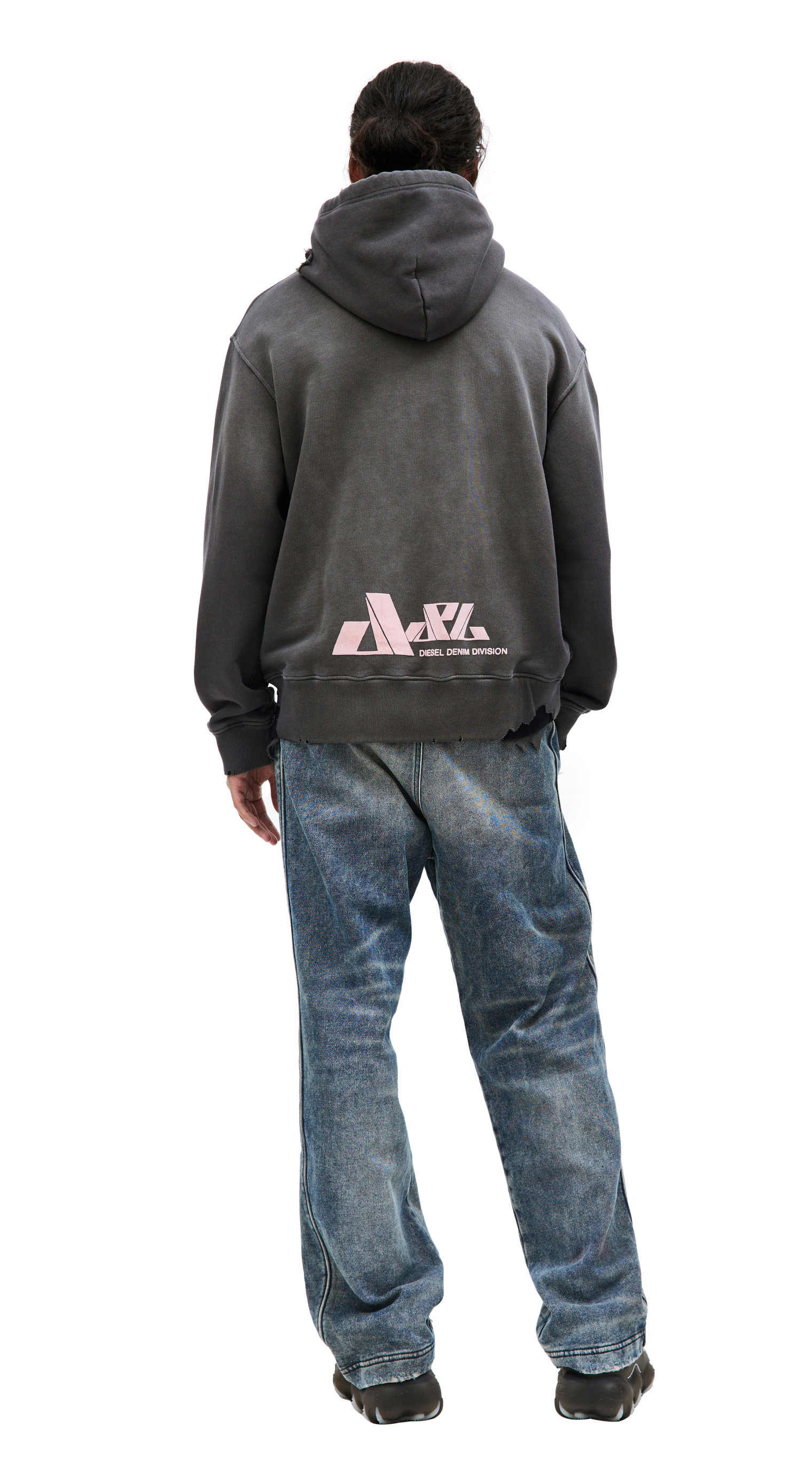 Diesel S-Macsrot printed hoodie