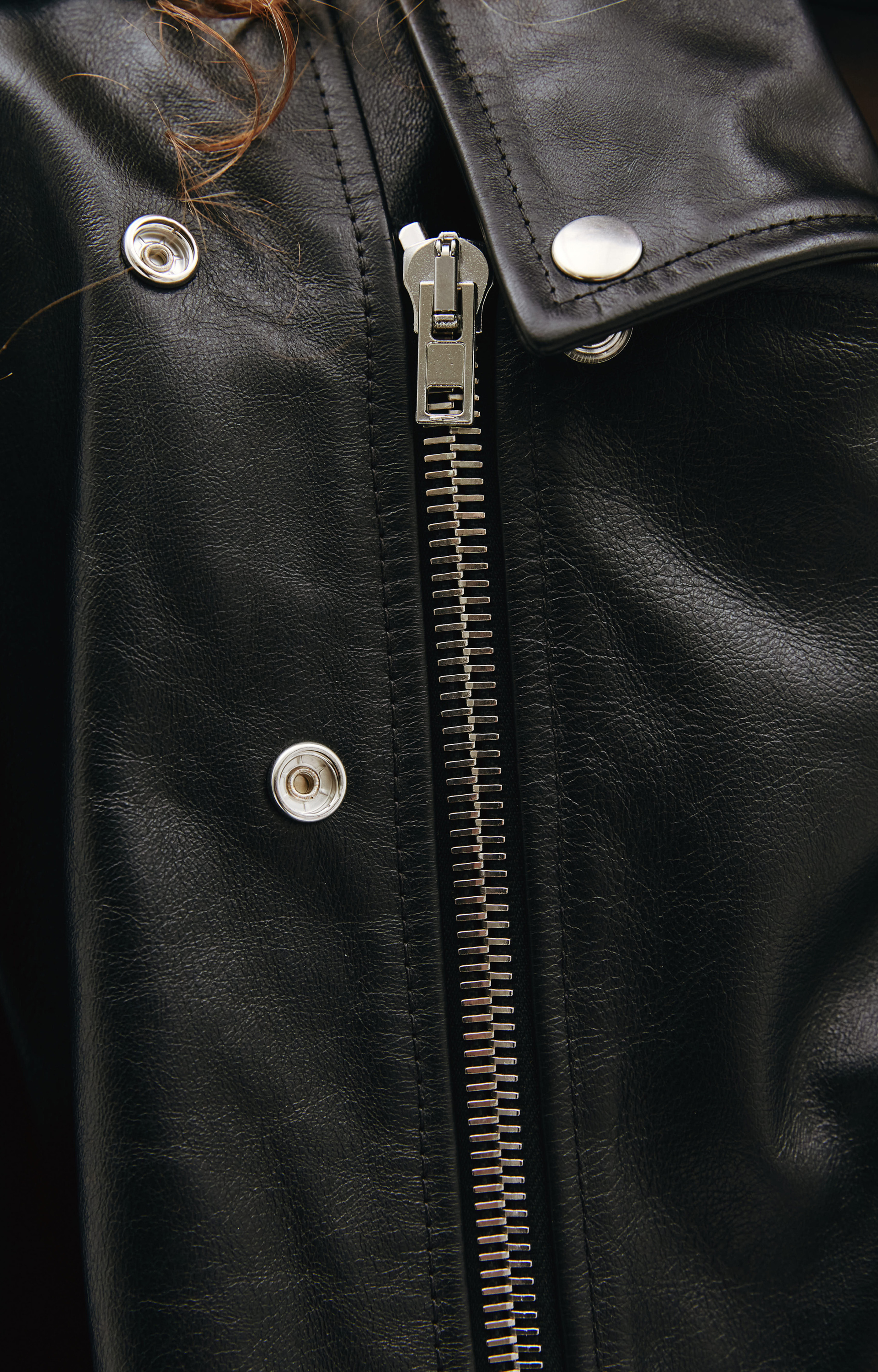 VETEMENTS Leather biker jacket