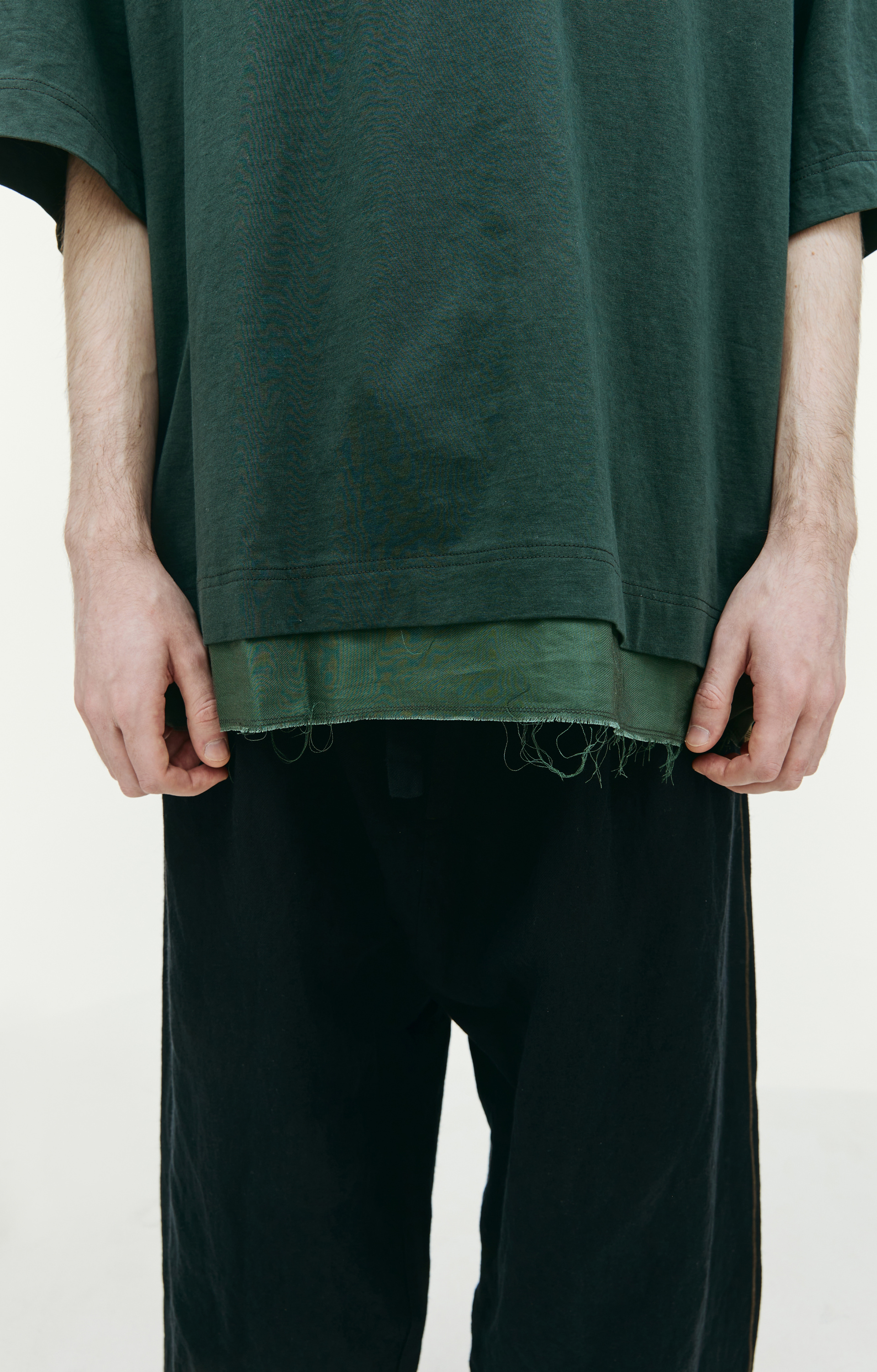 Ziggy Chen Cotton combinationed t-shirt