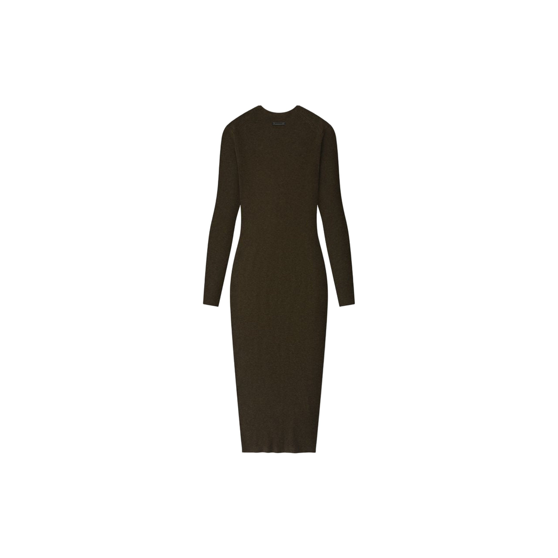 Fear of God Essentials Womens Rib Long Sleeve Dress