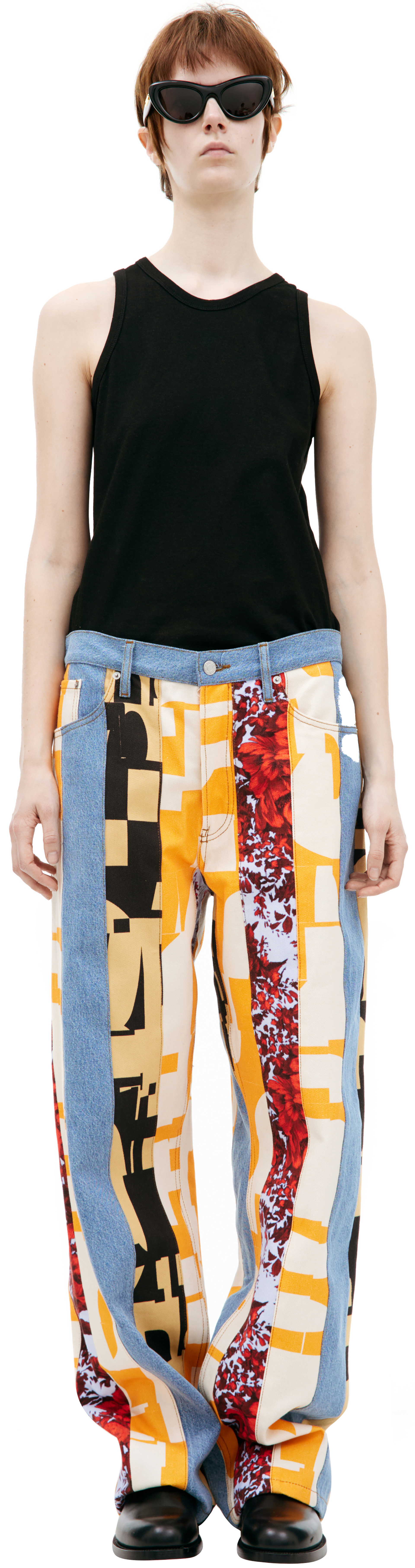 Dries Van Noten Patchwork jeans