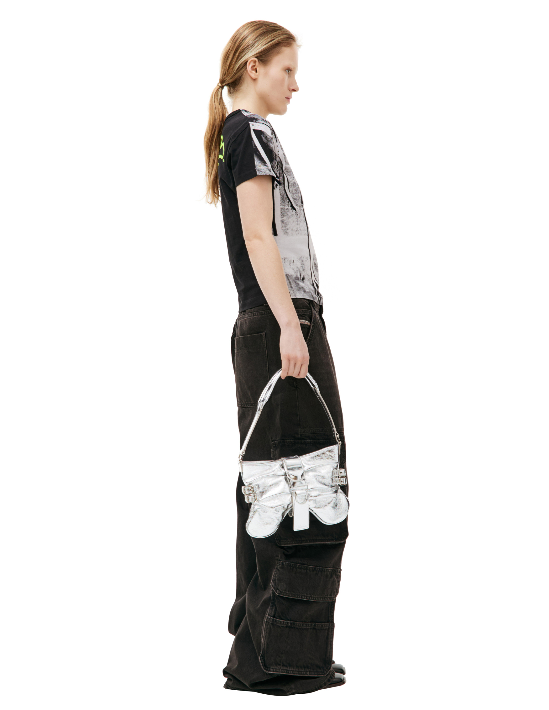 Blumarine Butterfly leather bag
