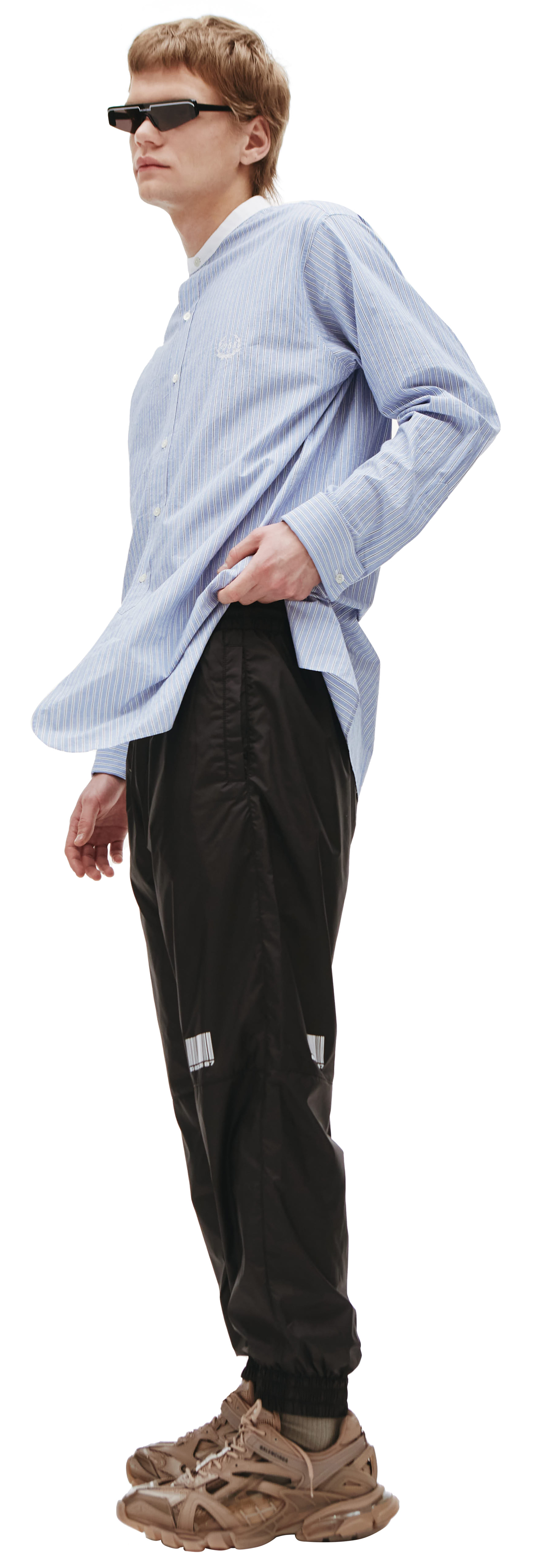 VTMNTS Нейлоновые брюки с принтом логотипа