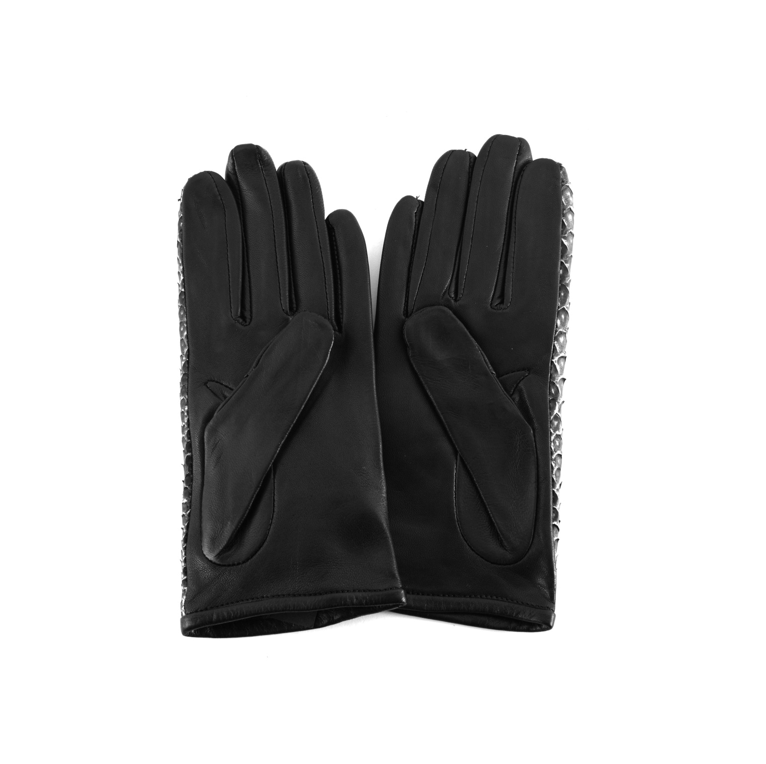 Haider Ackermann Python Leather Gloves