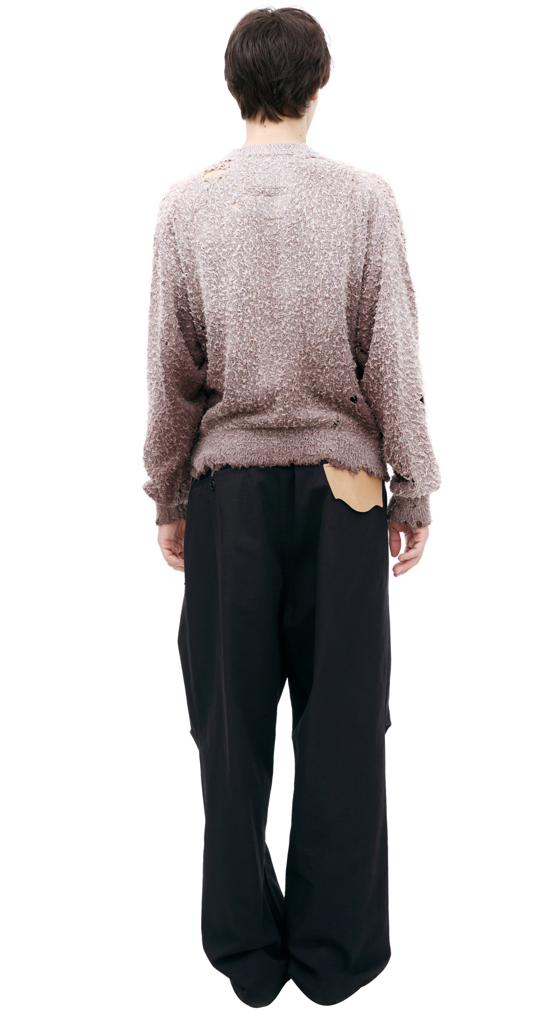 Maison Mihara Yasuhiro Cotton knitted cardigan