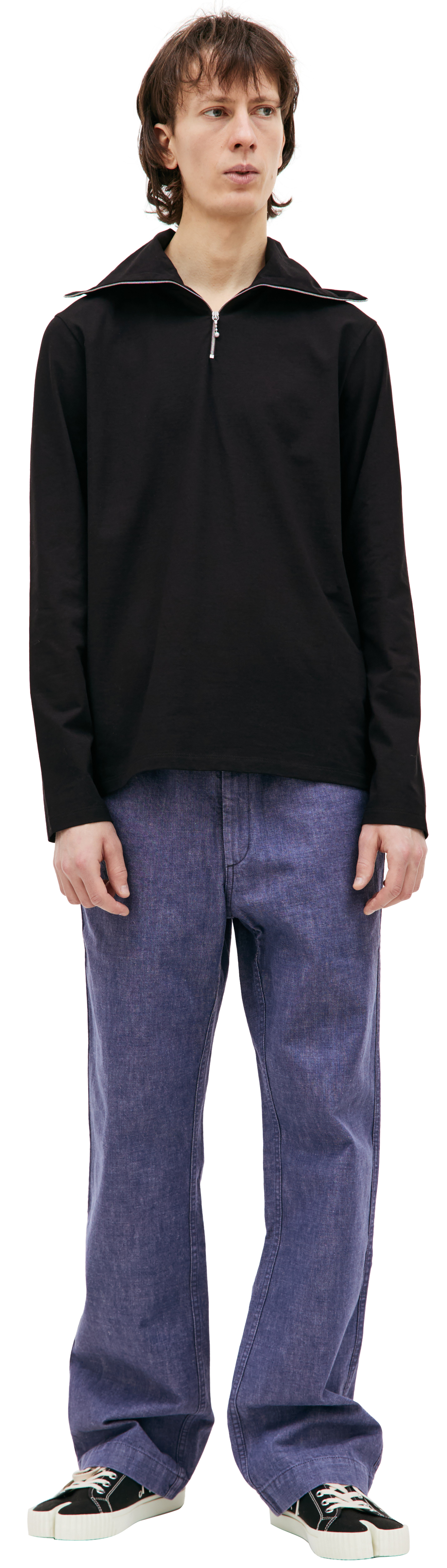 Jil Sander Zipped cotton longsleeve
