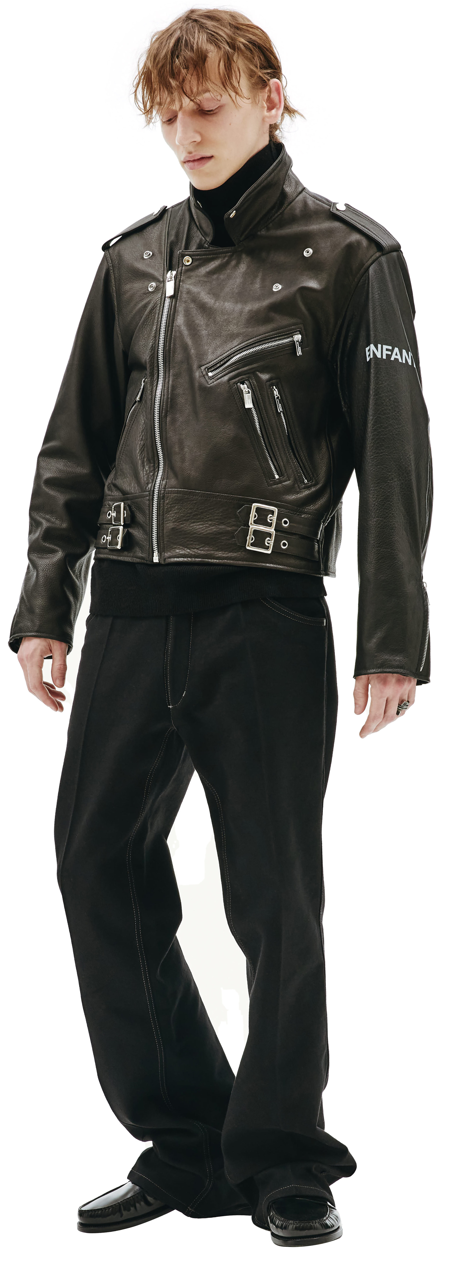 Enfants Riches Deprimes Shooting gallery leather jacket