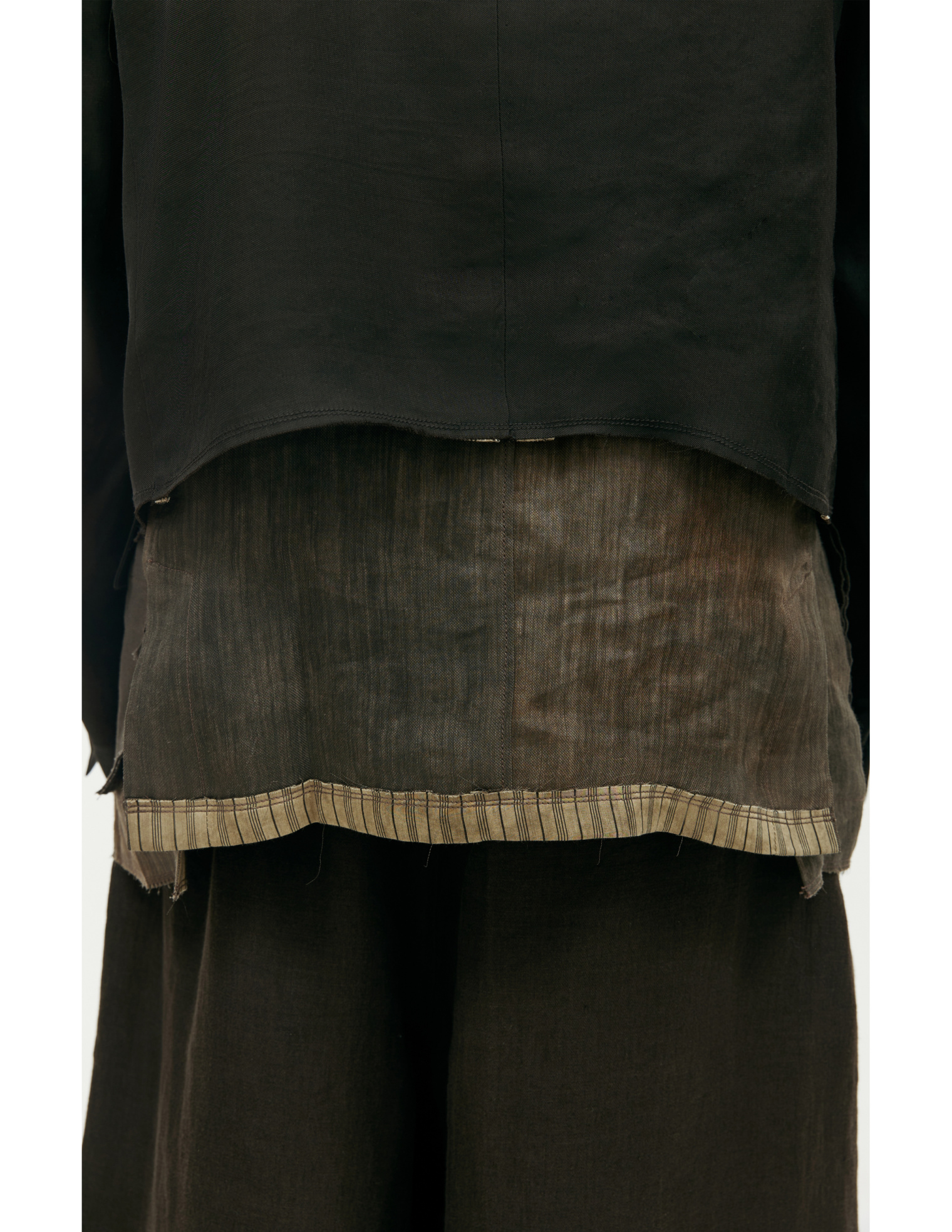Ziggy Chen Layered blazer on buttons