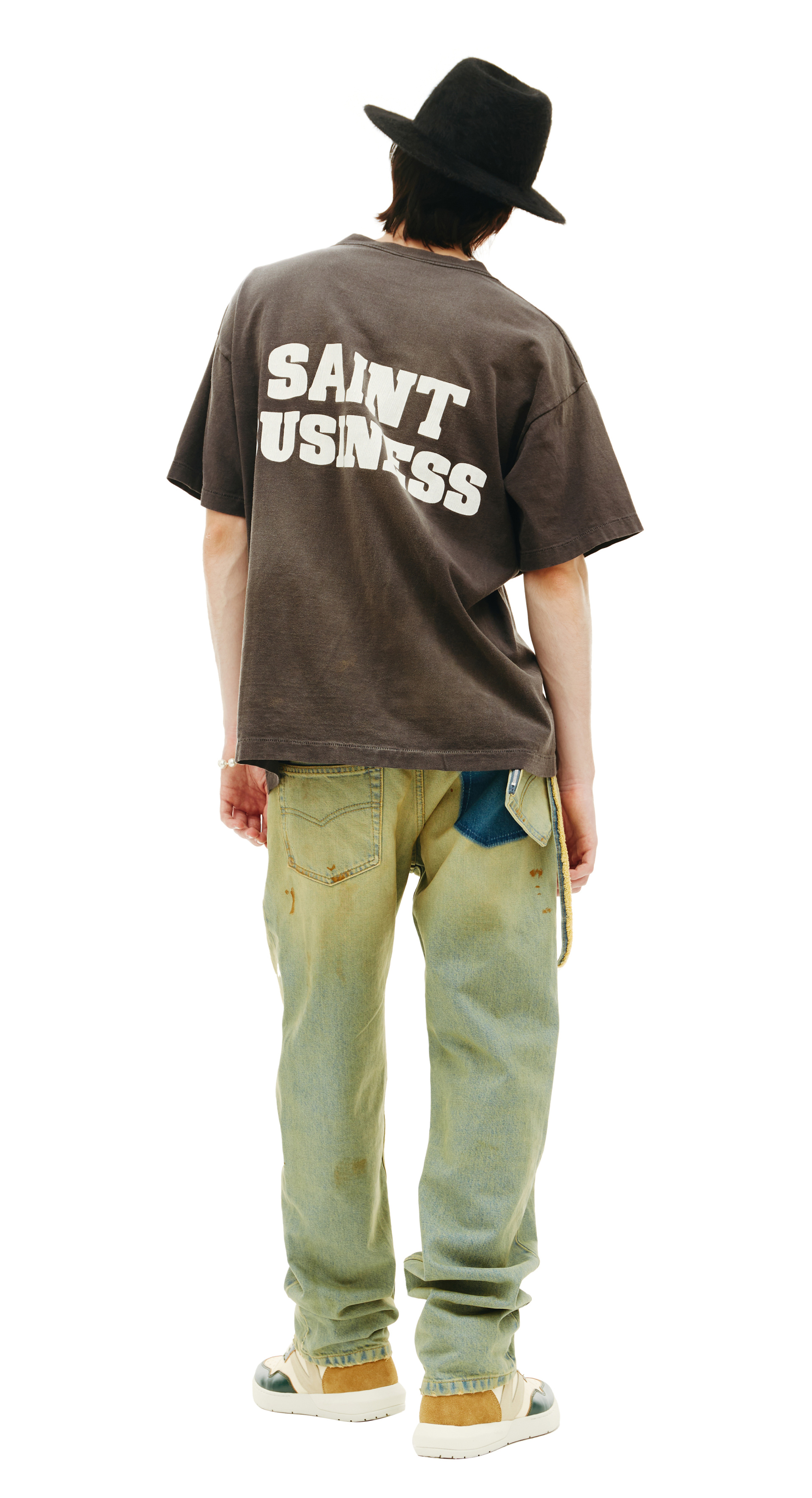 Saint Michael SNT faded t-shirt