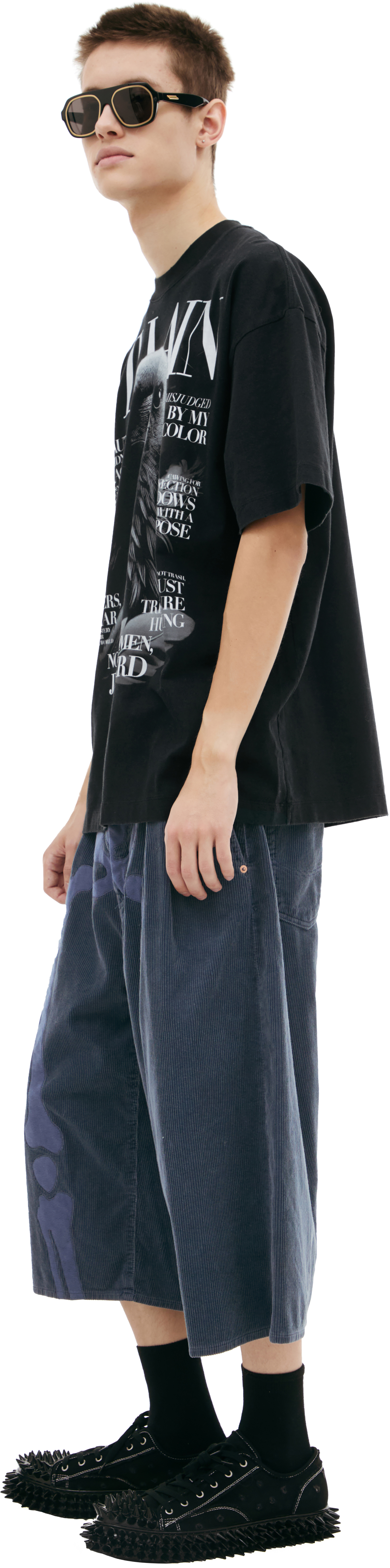 Doublet Black print T-shirt