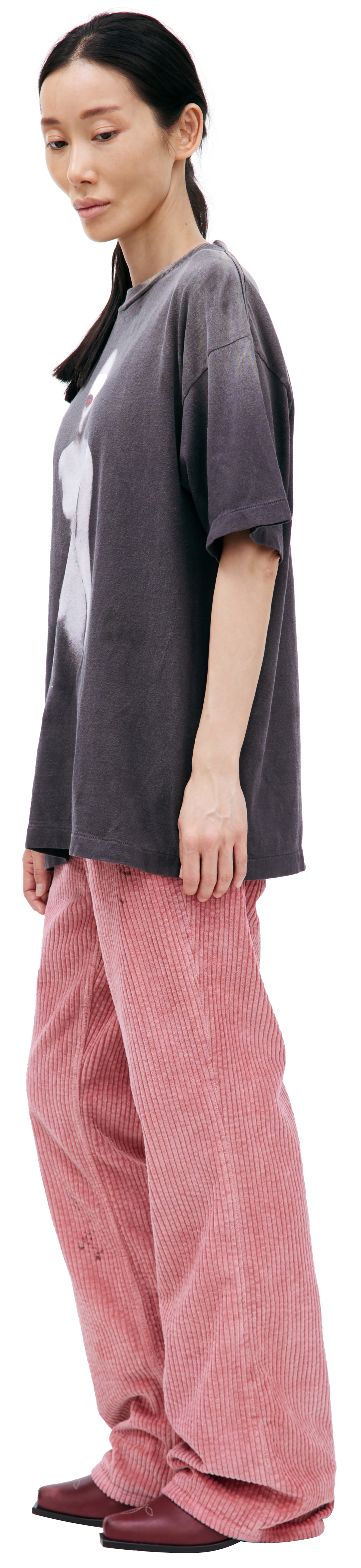 Saint Mxxxxxx Grey print T-shirt