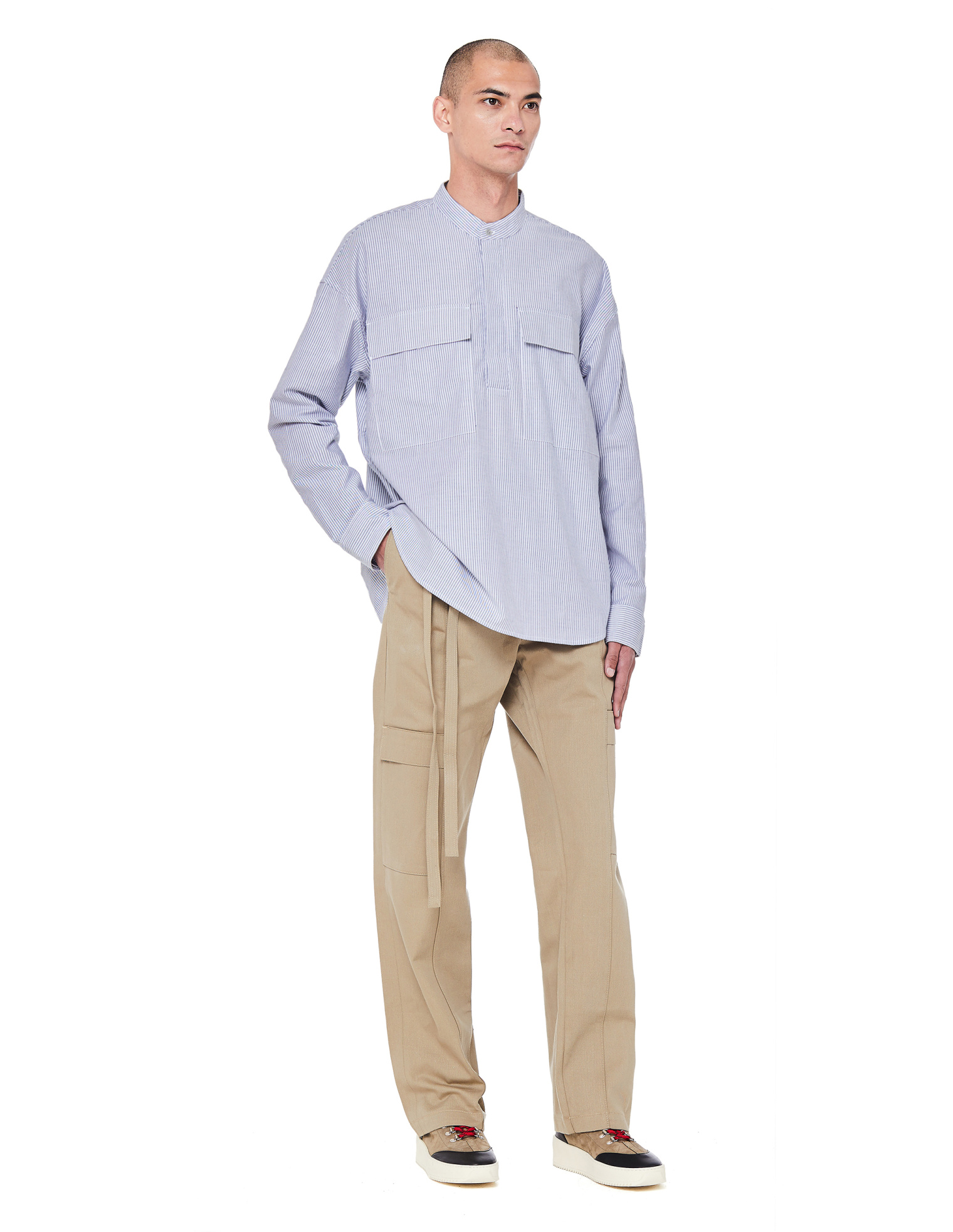 Fear of God Beige Baggy Cargo Pants