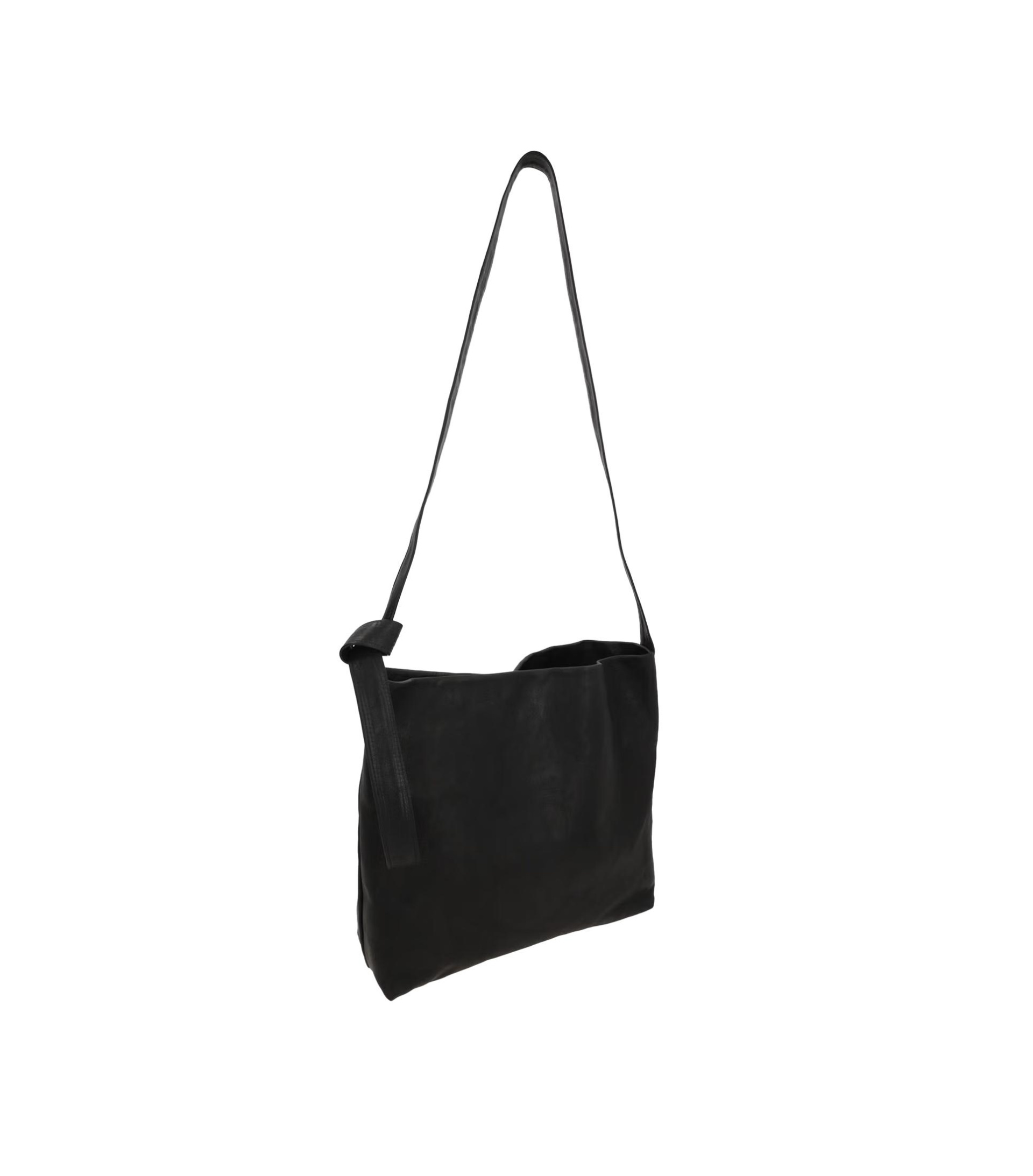 Ann Demeulemeester Leather bag with a wide shoulder strap